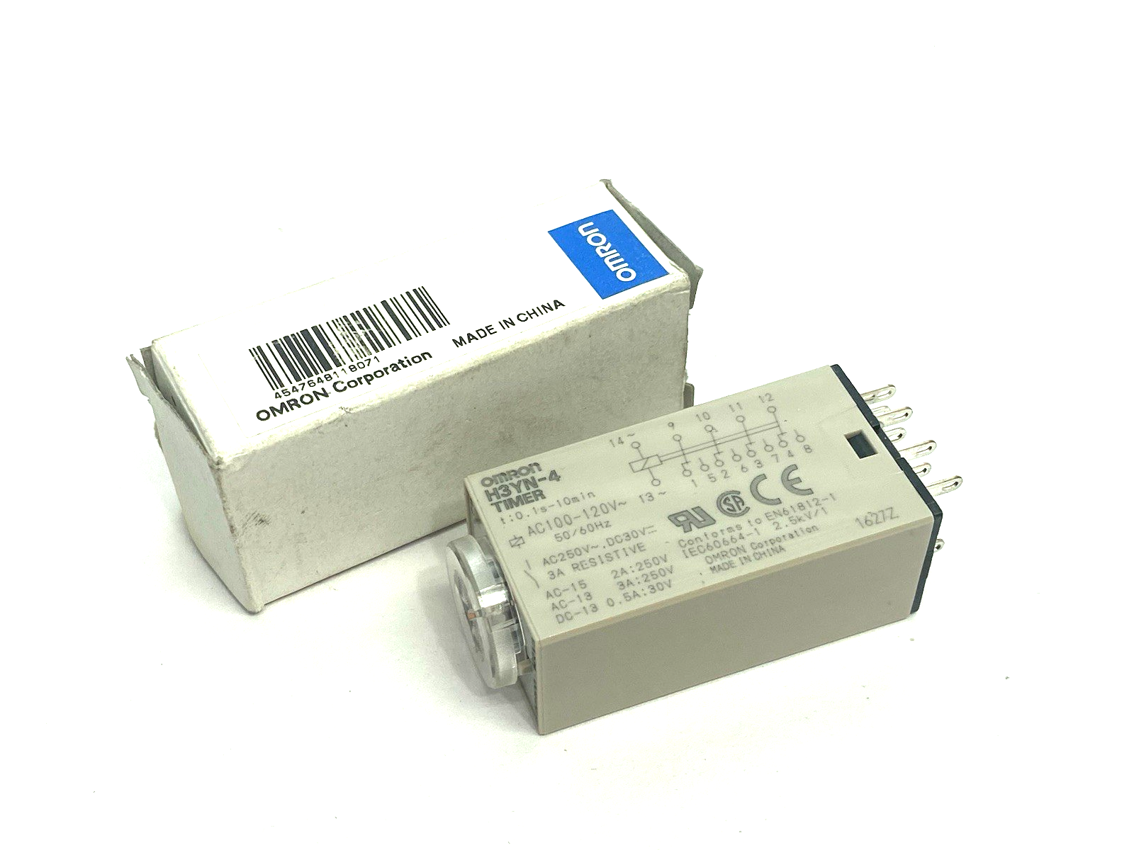 H3YN-4 AC100-120 | Omron Solid-state Timer, Four-mode multi - New – Open box - Maverick Industrial Sales