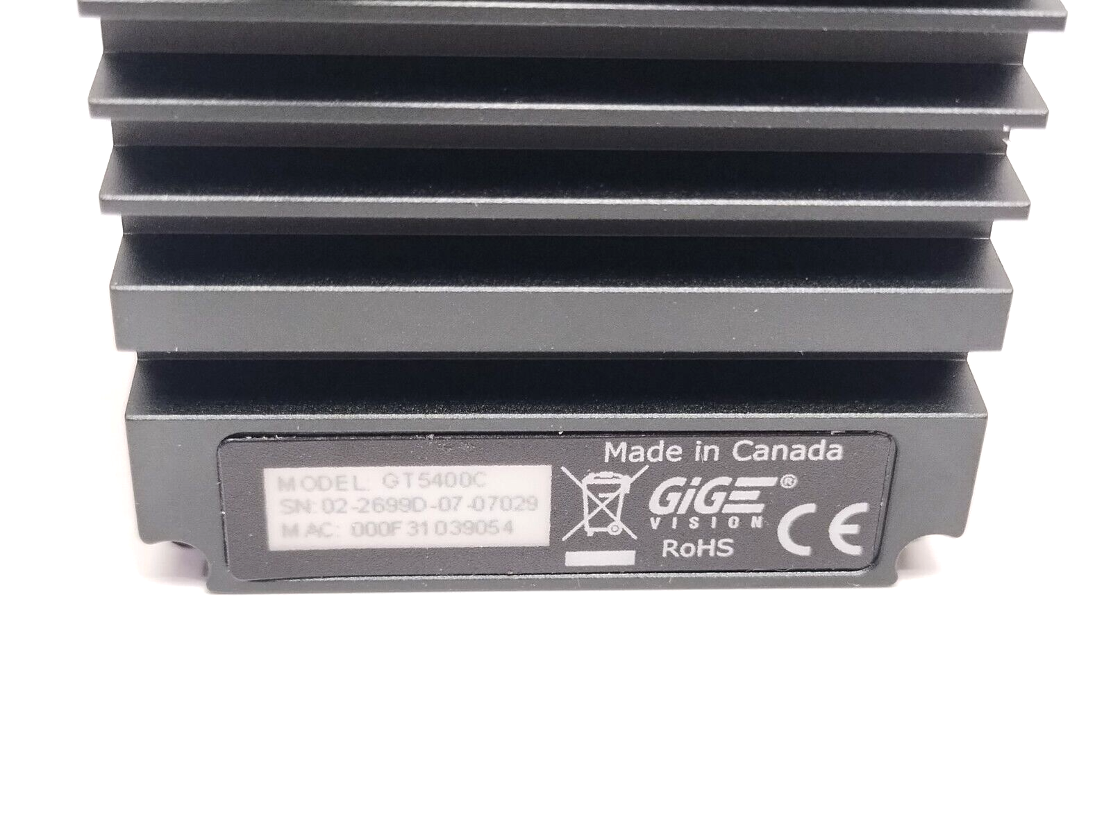 Allied Vision GT5400C Prosilica GT 5400 CMOS Camera, GiGE, Sony IMX387, 16.9MP - Maverick Industrial Sales
