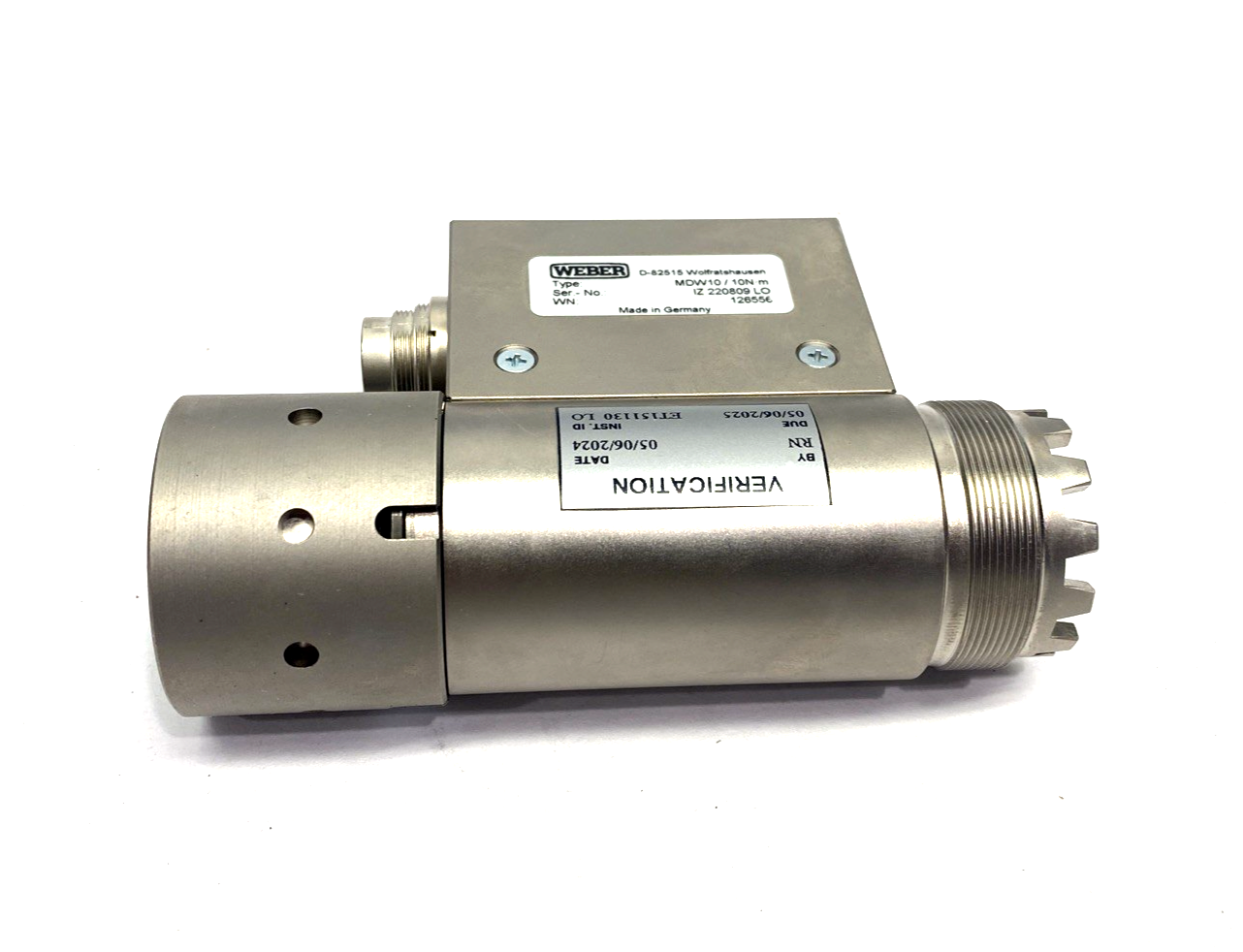Weber MDW10/10 Nm Dynamic Transducer ST140, 443951 - Maverick Industrial Sales