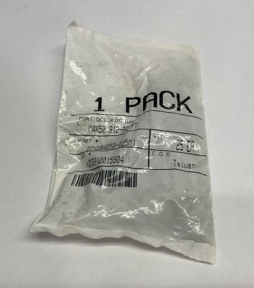 SCX204050-025M1 Stainless Steel Shoulder Screws M4X50 912-A2 PT PKG OF 25 - Maverick Industrial Sales