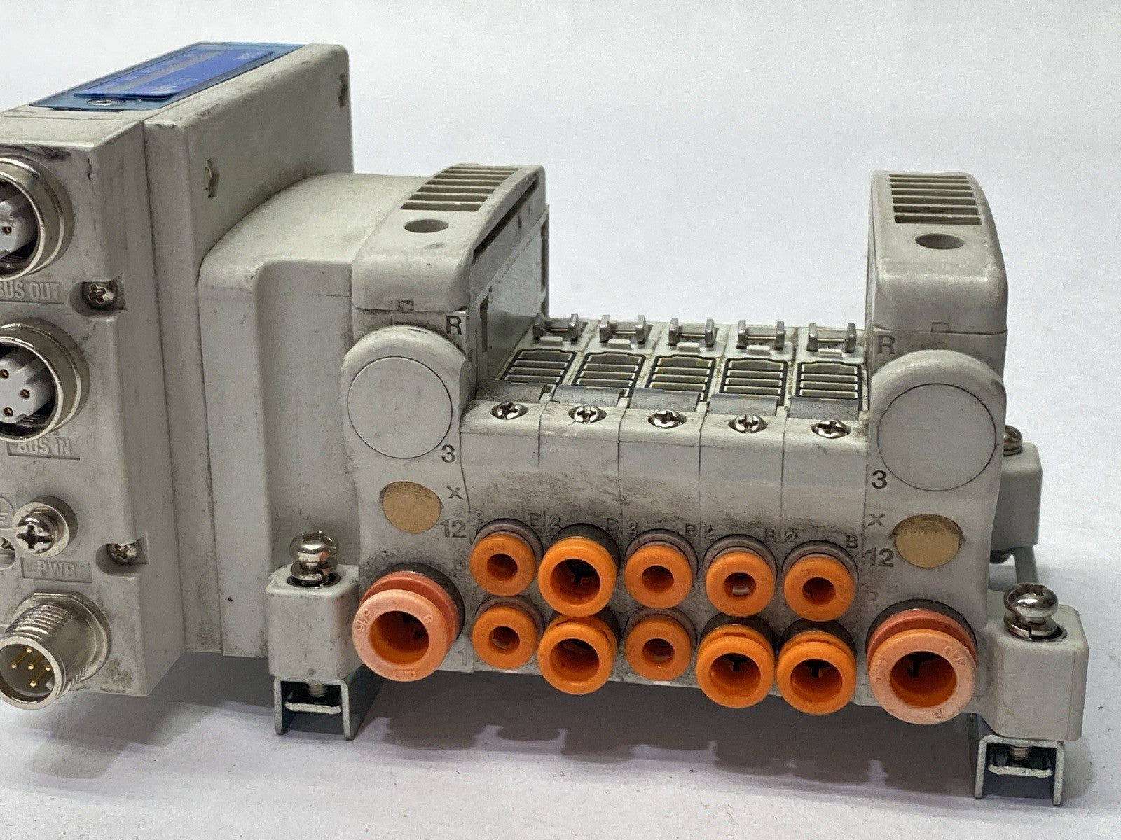 SMC VV5QC11-05C45DA-D0S Pneumatic Manifold Base 5-Station EX260-SEC1 EtherCAT - Maverick Industrial Sales