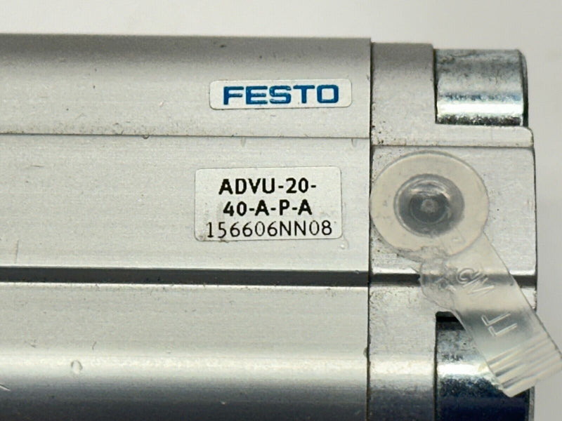 Festo ADVU-20-40-A-P-A Compact Pneumatic Cylinder 20mm Bore 40mm Stroke 156606 - Maverick Industrial Sales