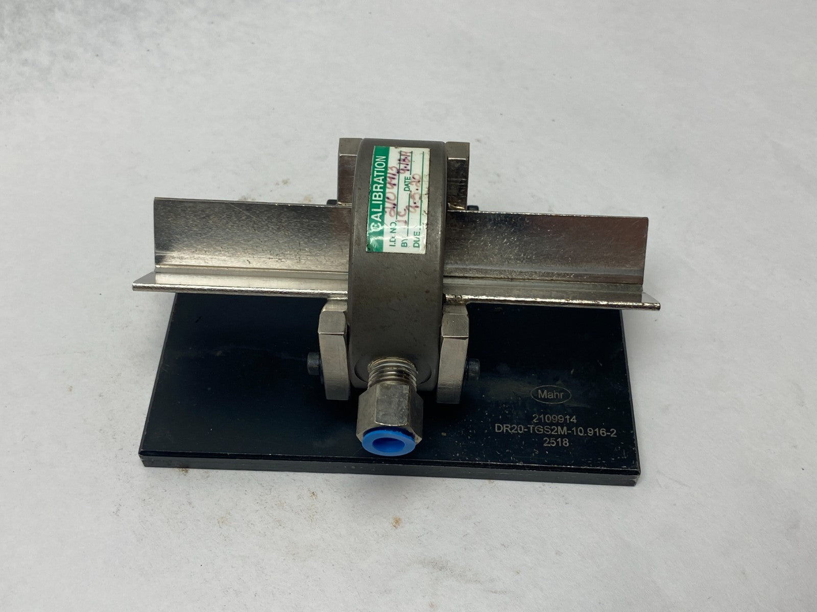 Mahr 2109913 Dimensionair 2-Jet Air Ring Gauge DR20-TGS2M-10.916-1 w/ Base Plate - Maverick Industrial Sales