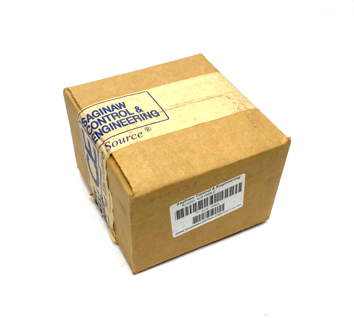 Saginaw Control & Engineering SCE-1PBX Extra Deep Pushbutton Enclosure White 1-H - Maverick Industrial Sales