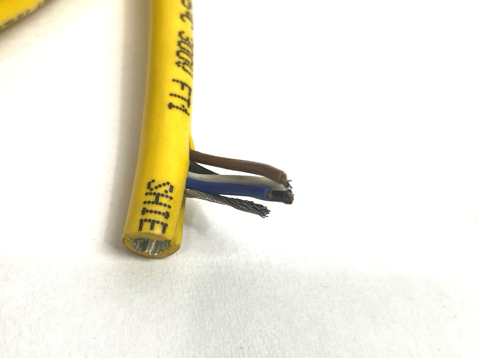 889D-M4SC-5 Ser. A | Allen Bradley Single-Ended Cordset Male 4-Pin 5m PULLED LEADS - New Other - Maverick Industrial Sales
