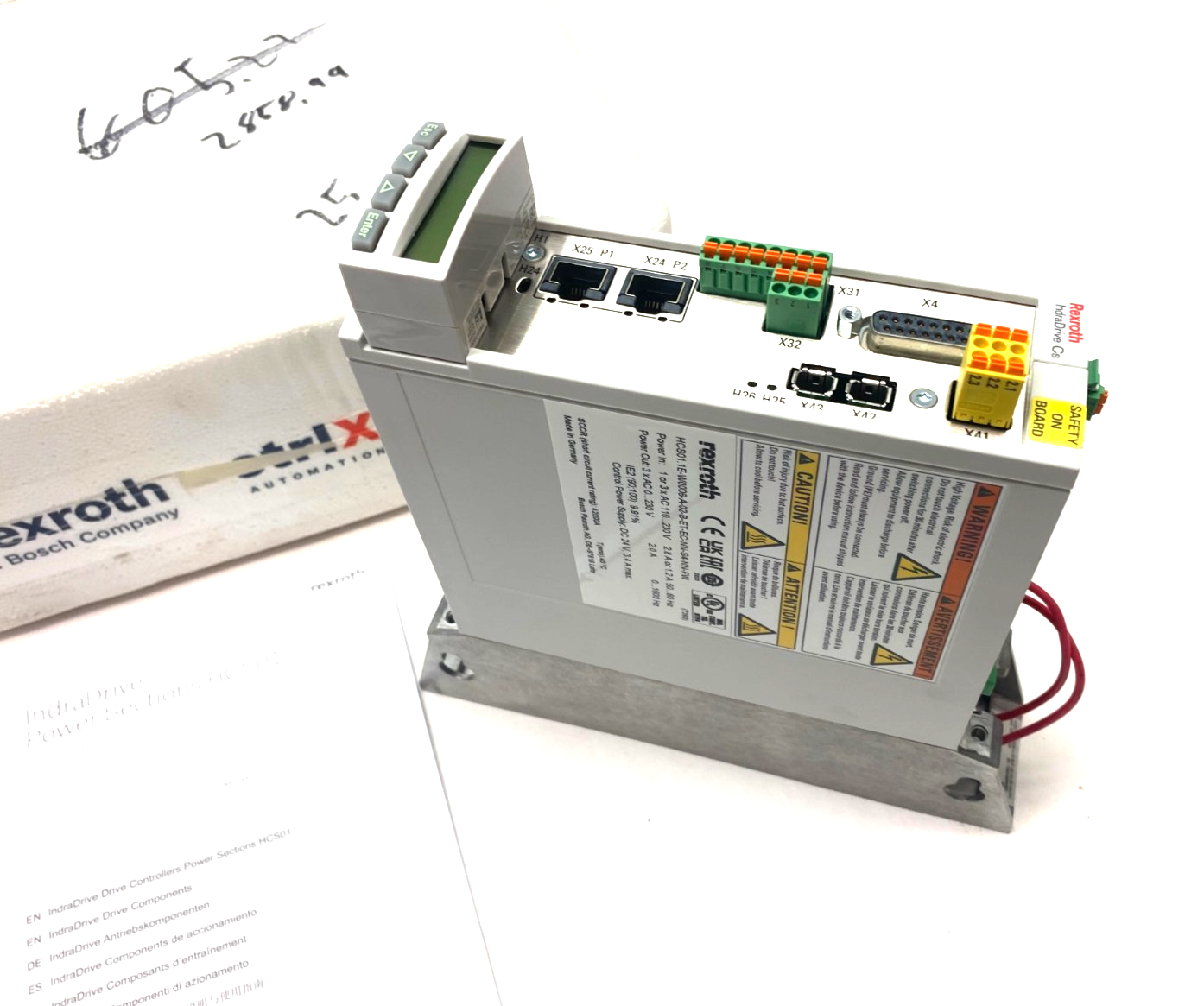 Bosch Rexroth R911344536 Comp. Converter HCS01.1E-W0006-A-02-B-ET-EC-NN-S4-NN-FW - Maverick Industrial Sales