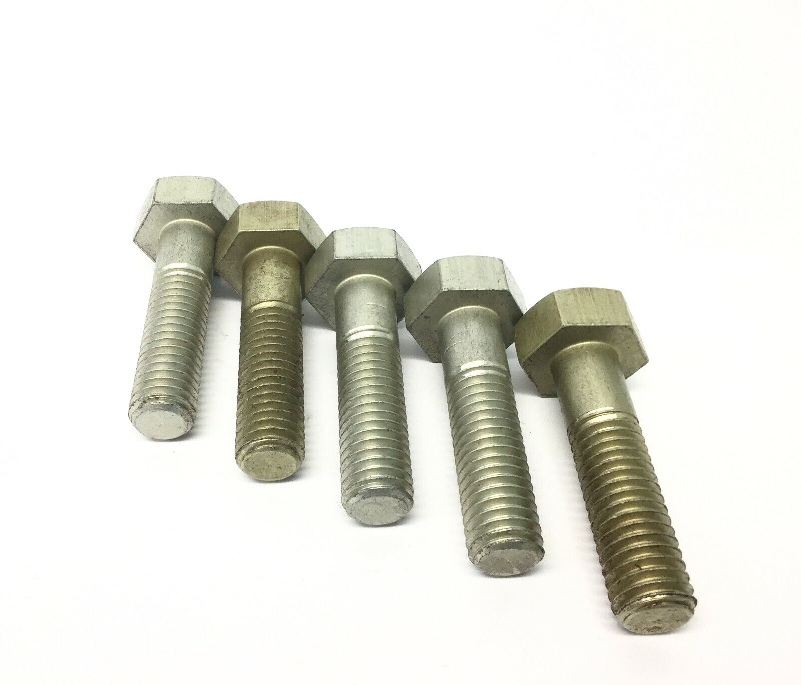 Hex Head Machine Bolt Aluminum 1/2"-13 UNC x 2" LOT OF 5 - Maverick Industrial Sales