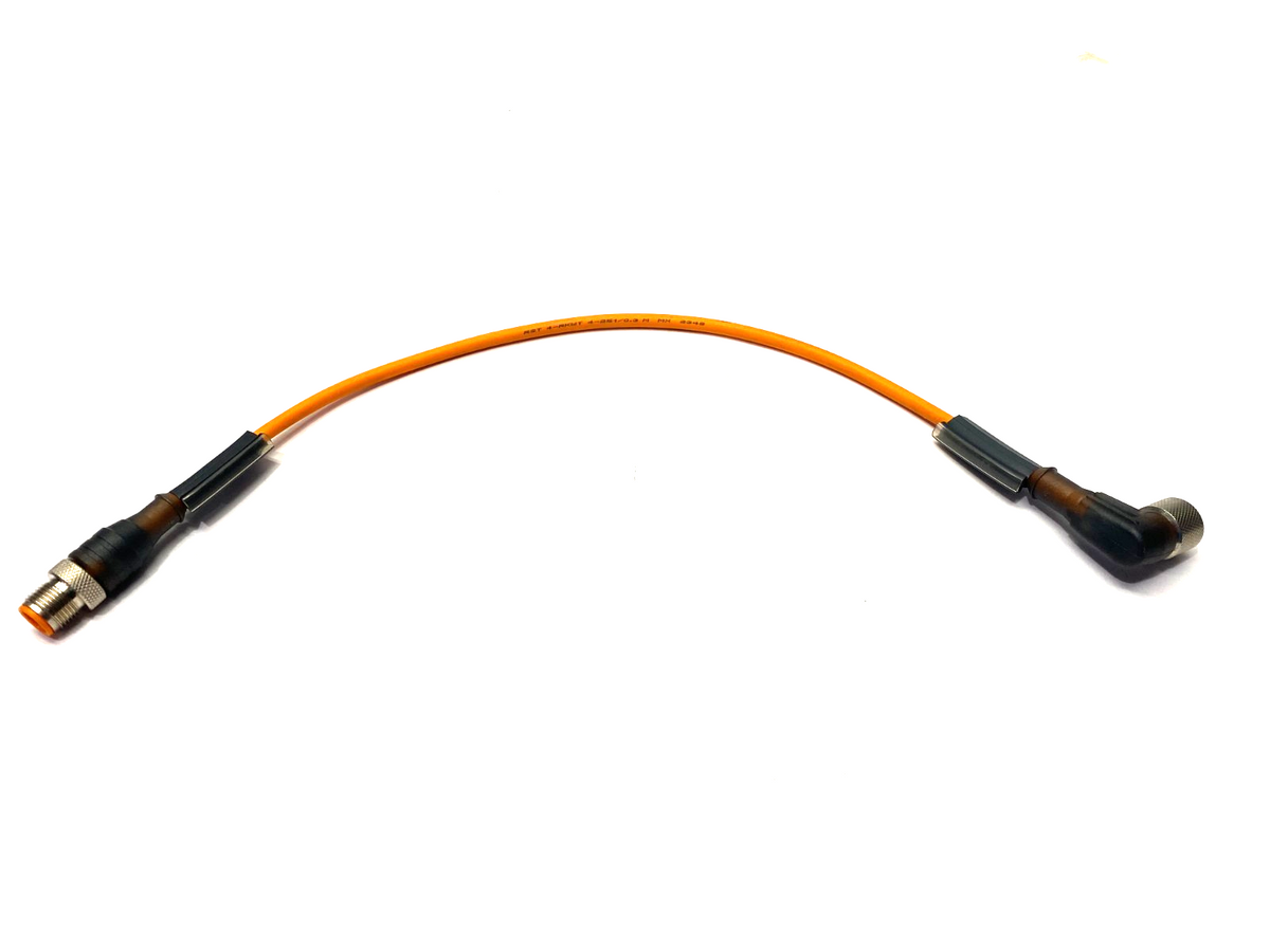 Lumberg RST 4-RKWT 4-251/0,3M Double Ended Cordset, M12 M/F 4-Pin, 14792 - Maverick Industrial Sales