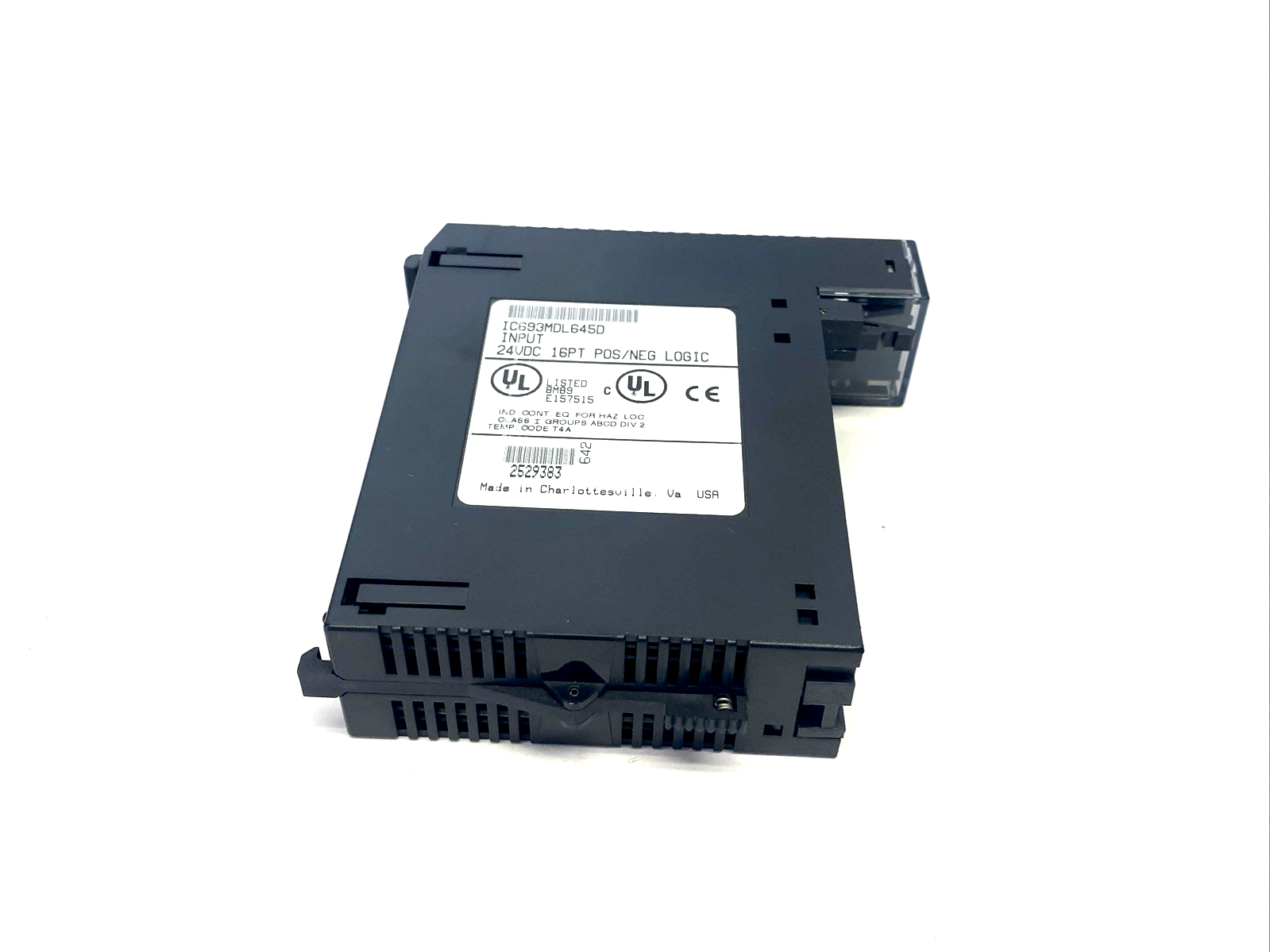 IC693MDL645D | GE Fanuc Input Module 24VDC 16PT Pos/Neg Logic NO TERMINAL - Used - Maverick Industrial Sales