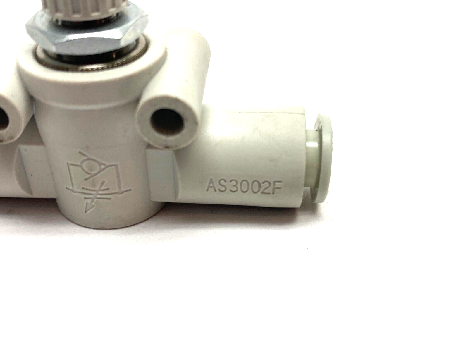 SMC AS3002F-09 Pneumatic In-Line Flow Control Valve 5/16" OD - Maverick Industrial Sales