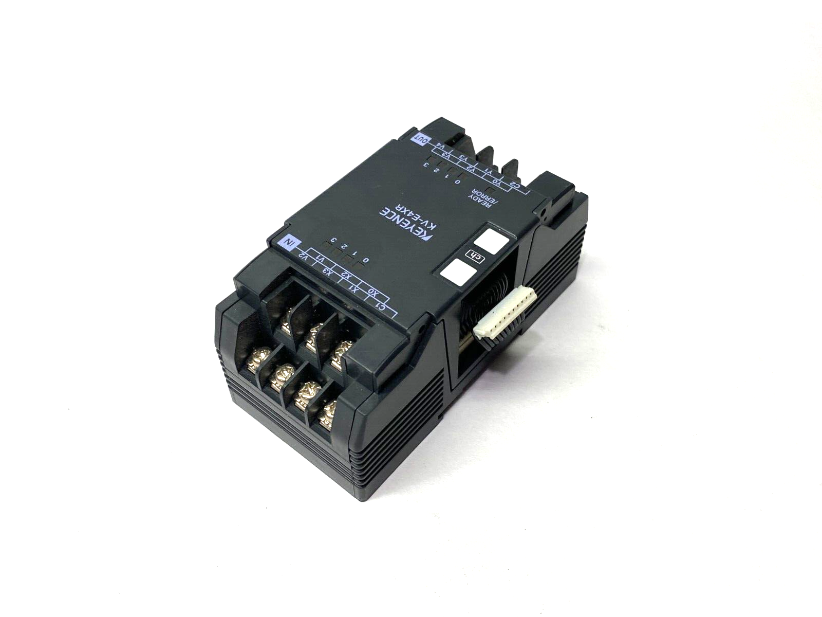 Keyence KV-E4XR Digital Expansion Module MISSING COVERS - Maverick Industrial Sales