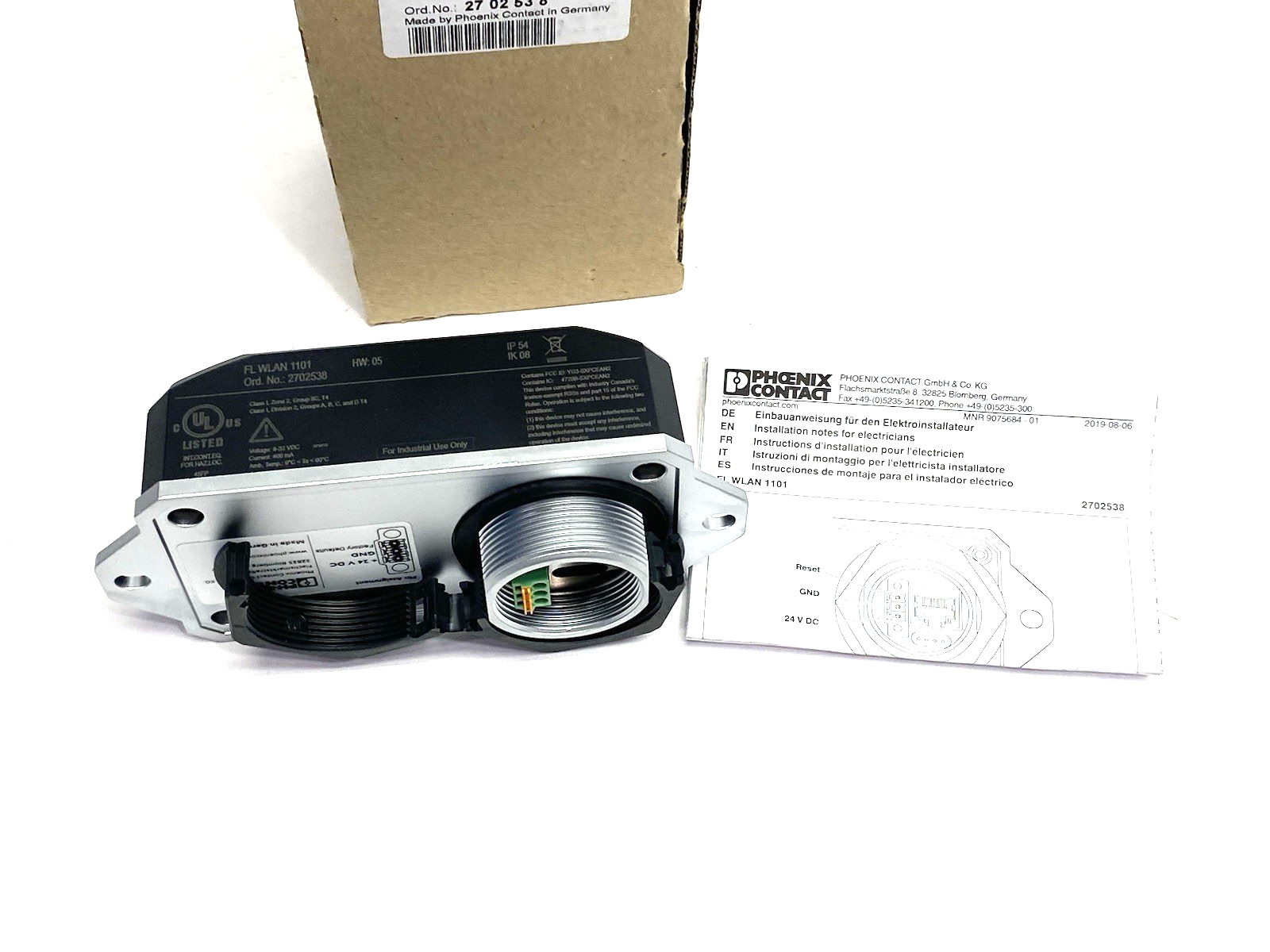 Phoenix Contact FL WLAN 1101 Wireless Access Point Module, Through-Panel 2702538 - Maverick Industrial Sales