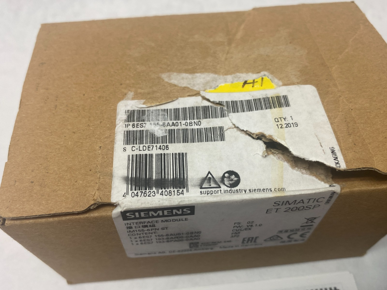 Siemens 6ES7 155-6AA01-0BN0 SIMATIC ET 200SP Interface Module, IM155-6PN ST - Maverick Industrial Sales