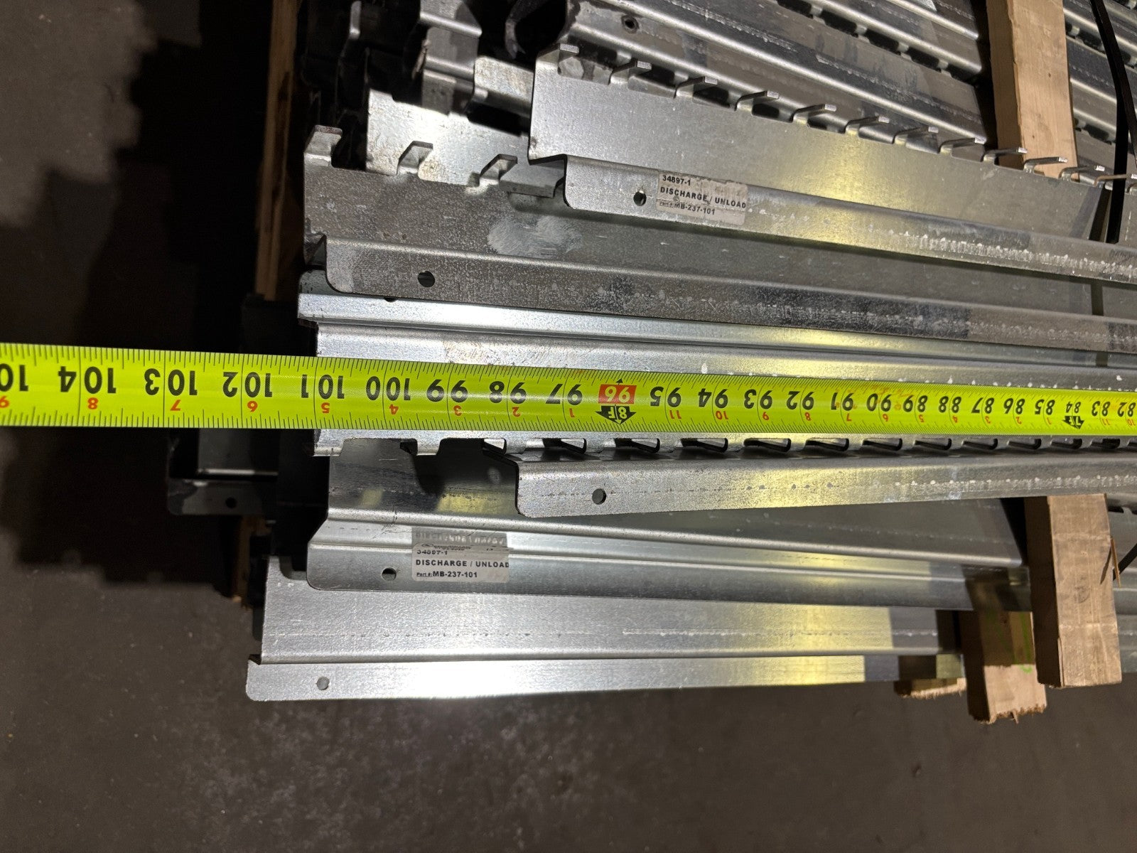 Mallard Manufacturing MB-237-101 Conveyor Discharge / Unload Beams, LOT OF 80 - Maverick Industrial Sales