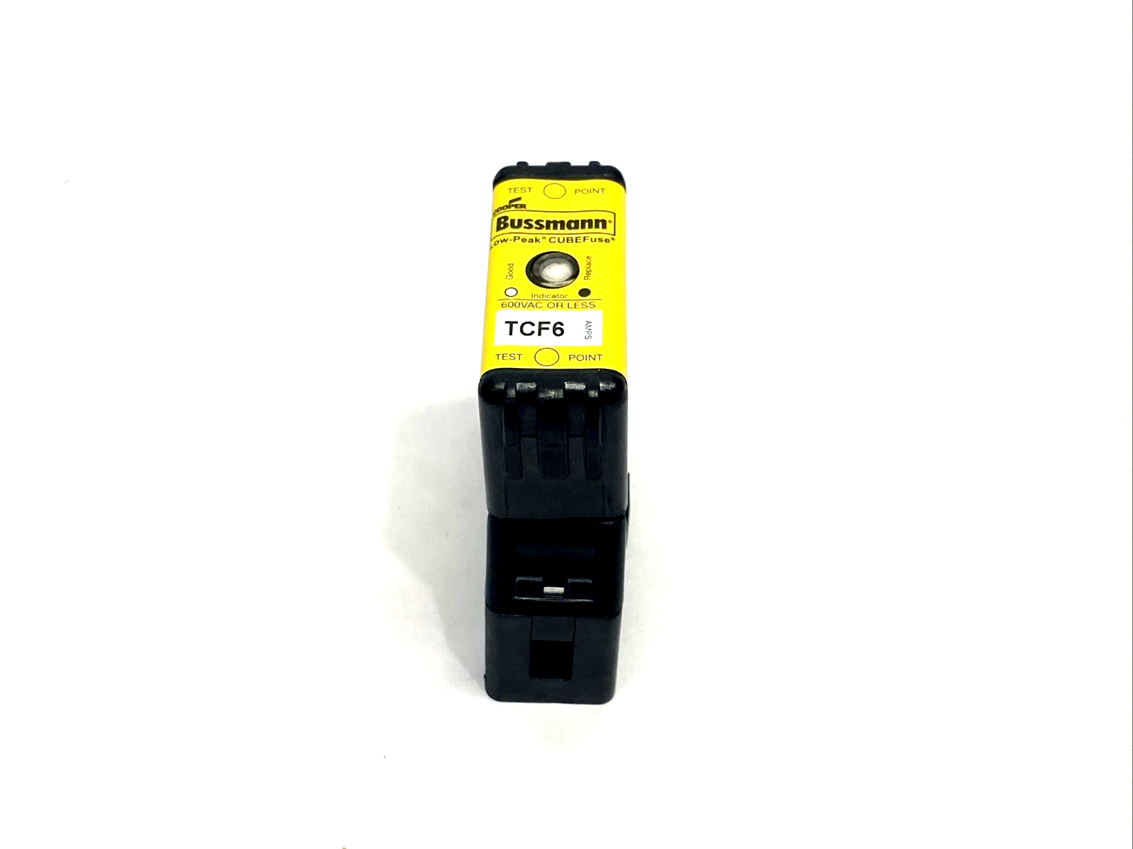 Bussmann TCF6 Class CF Cube Fuse 6A & TCFH30N Base - Maverick Industrial Sales