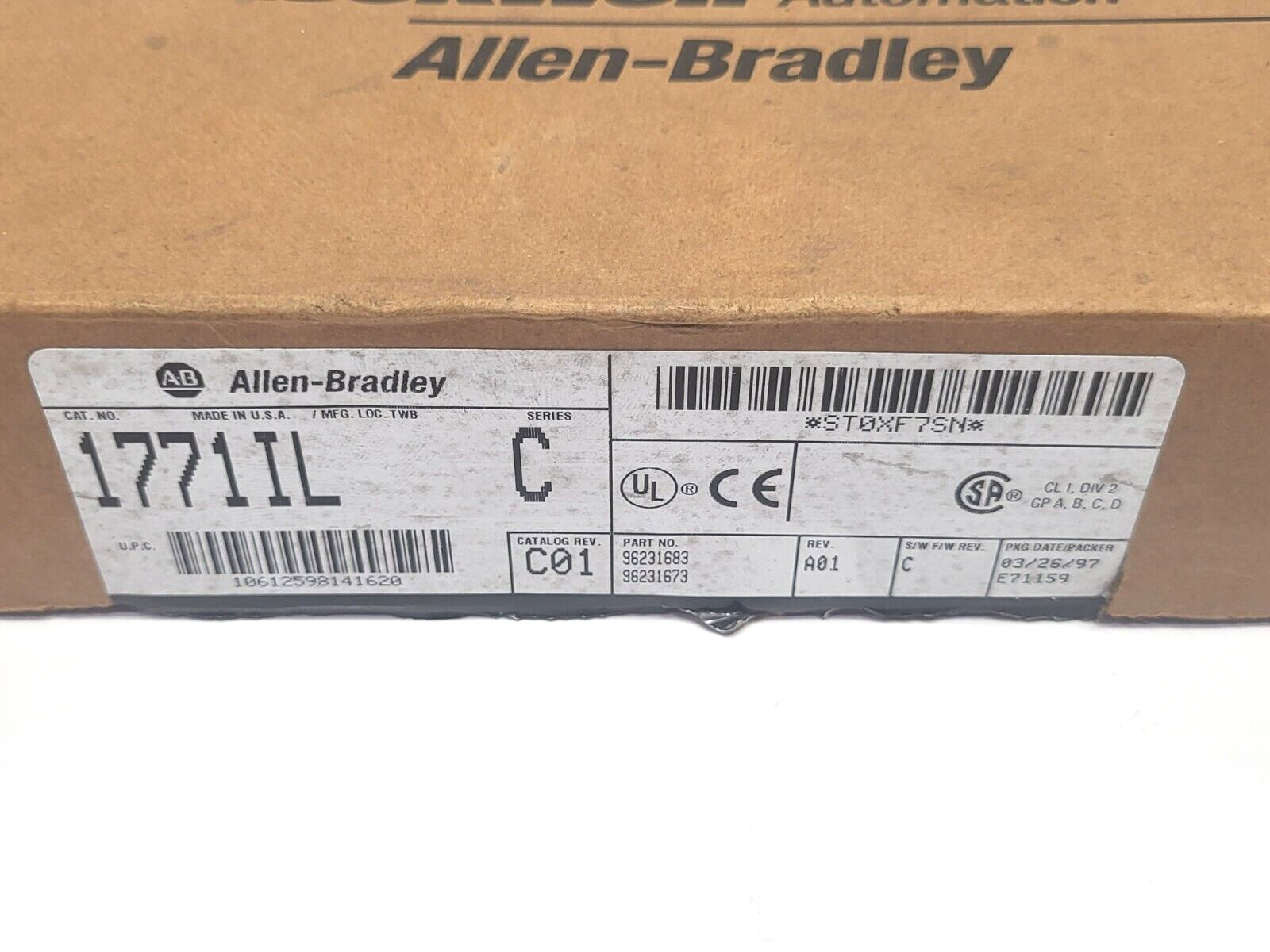 Allen Bradley 1771 IL Isolated Analog Input Module Ser. C - Maverick Industrial Sales