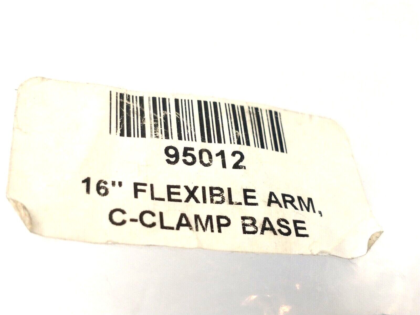 Moffatt 95012 C-Clamp Base Flexible Arm 16" Long 3/8"-16 F Thread - Maverick Industrial Sales