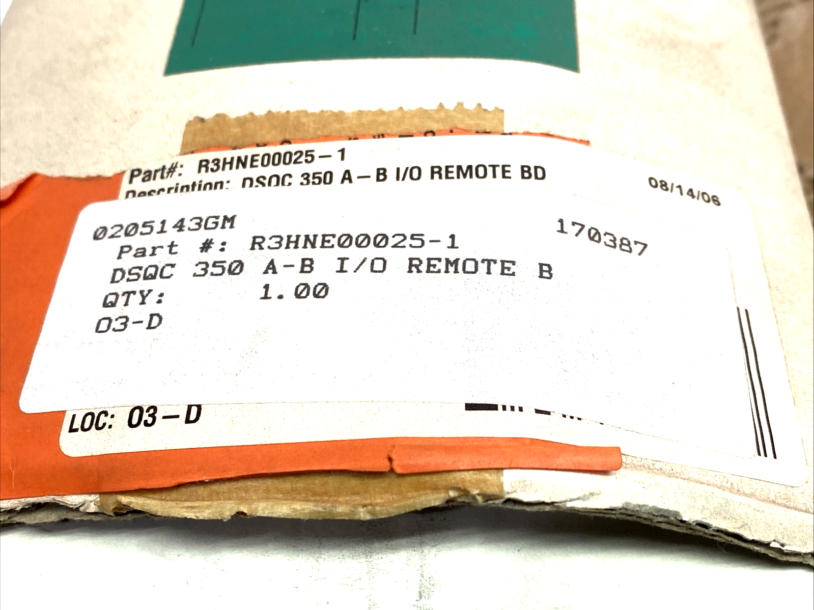 ABB 3HNE00025-1/13 DSQC 350 I/O Remote Module 3HNE00025U1 - Maverick Industrial Sales