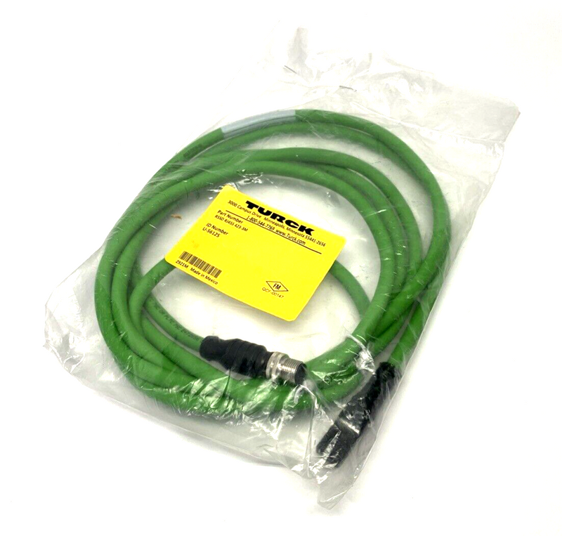 Turck RSSD RJ45S 423-3M PROFINET Cordset M12 4-Pin Male To RJ45 3m U-56125 - Maverick Industrial Sales