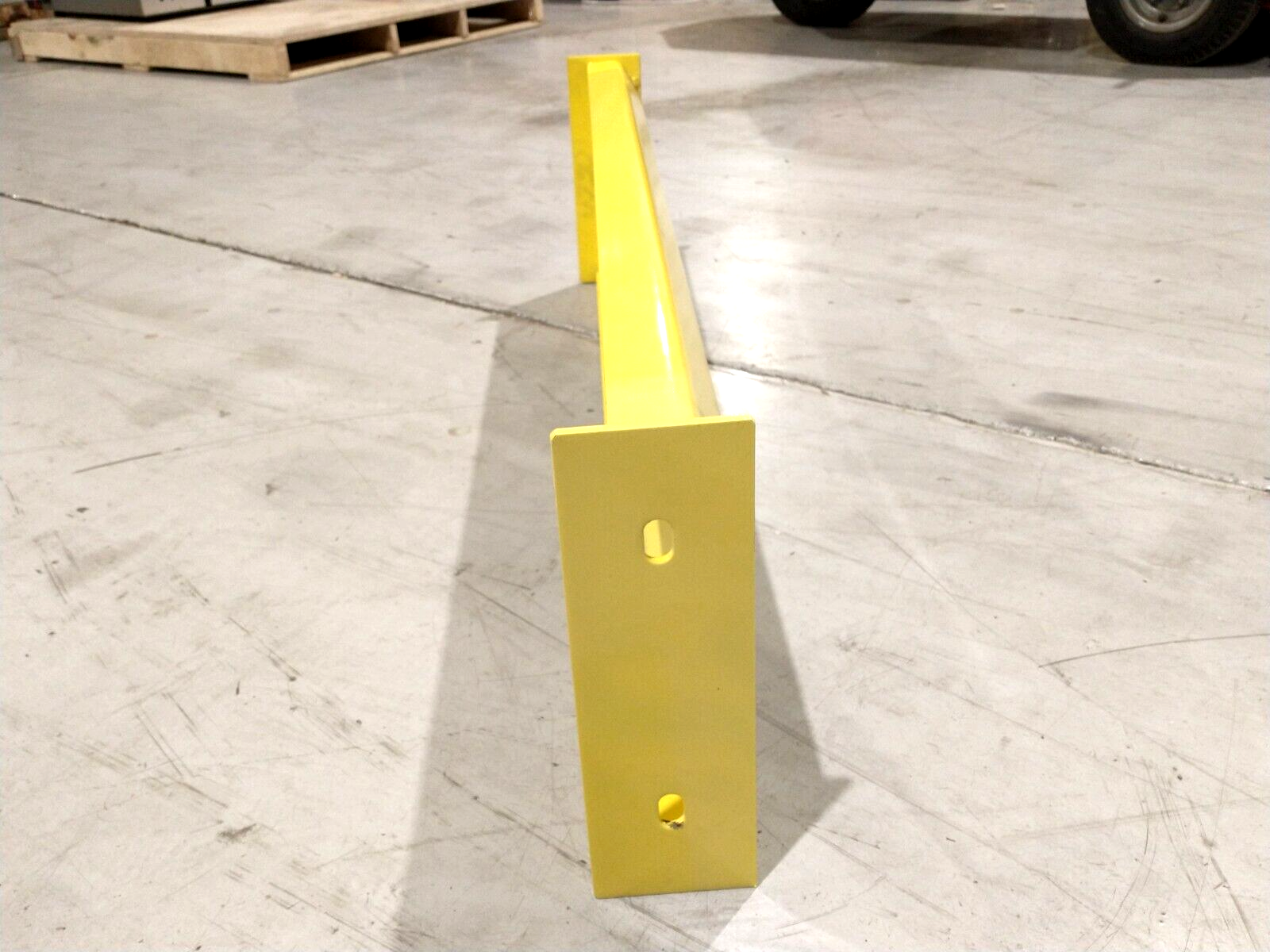 Bluff TGR4 Tuff Guard Warehouse Crash Guard 4' Safety Rail & Fasteners LOT OF 2 - Maverick Industrial Sales