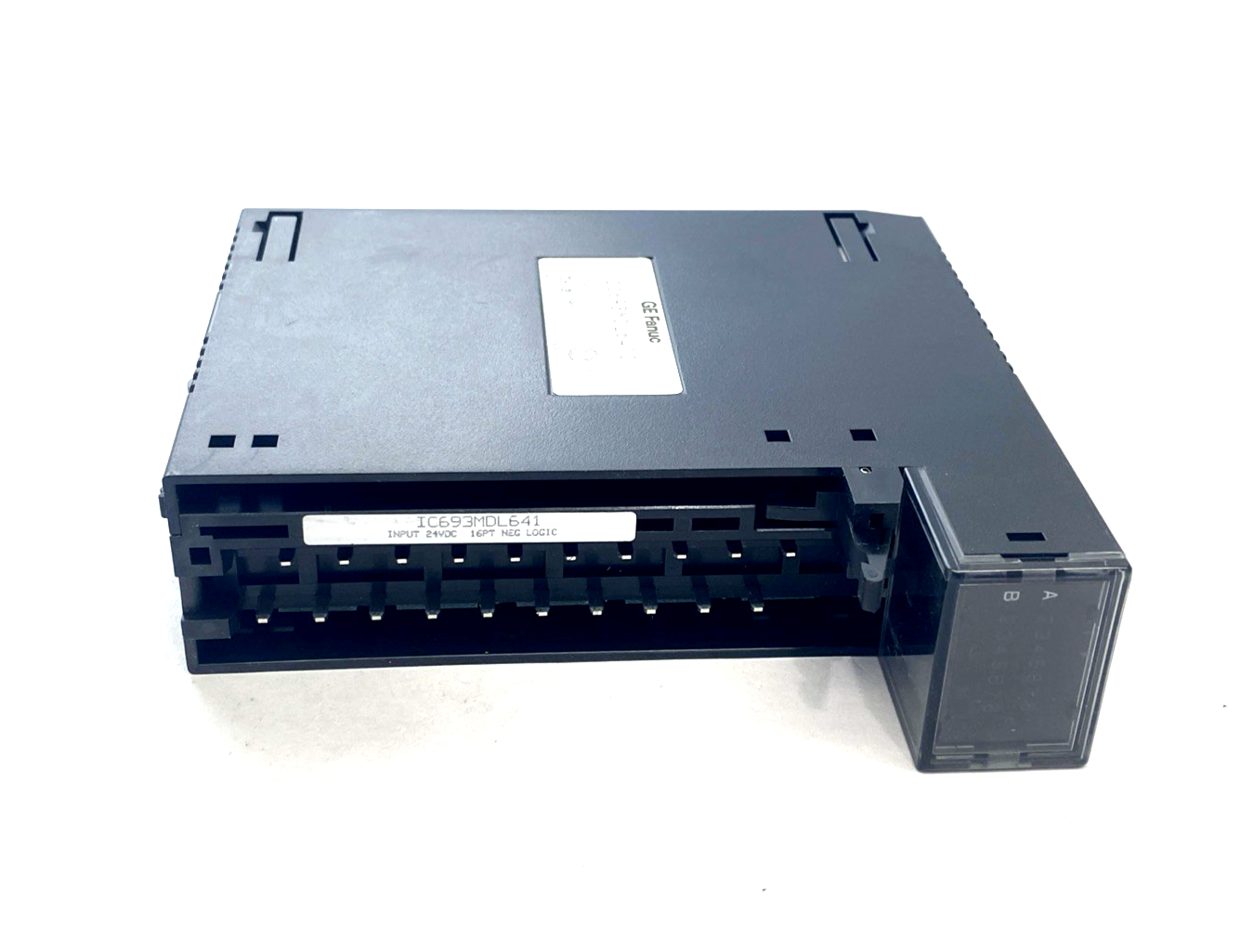 IC693MDL641C | GE Fanuc Input Module 24VDC 16PT Neg Logic NO TERMINAL LOT OF 2 - Used - Maverick Industrial Sales