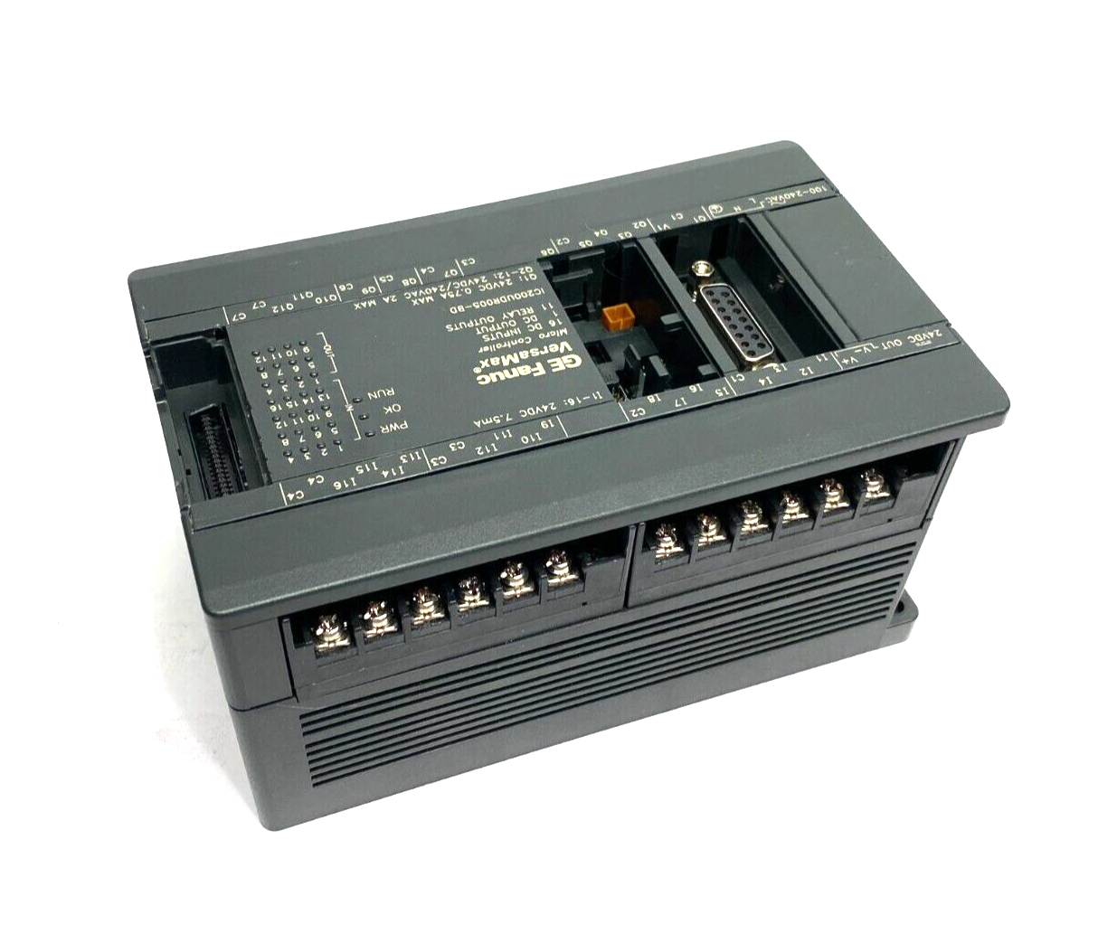 GE Fanuc IC200UDR005-BD VersaMax Micro Controller 16-DC Inputs 11 Relay Outputs - Maverick Industrial Sales