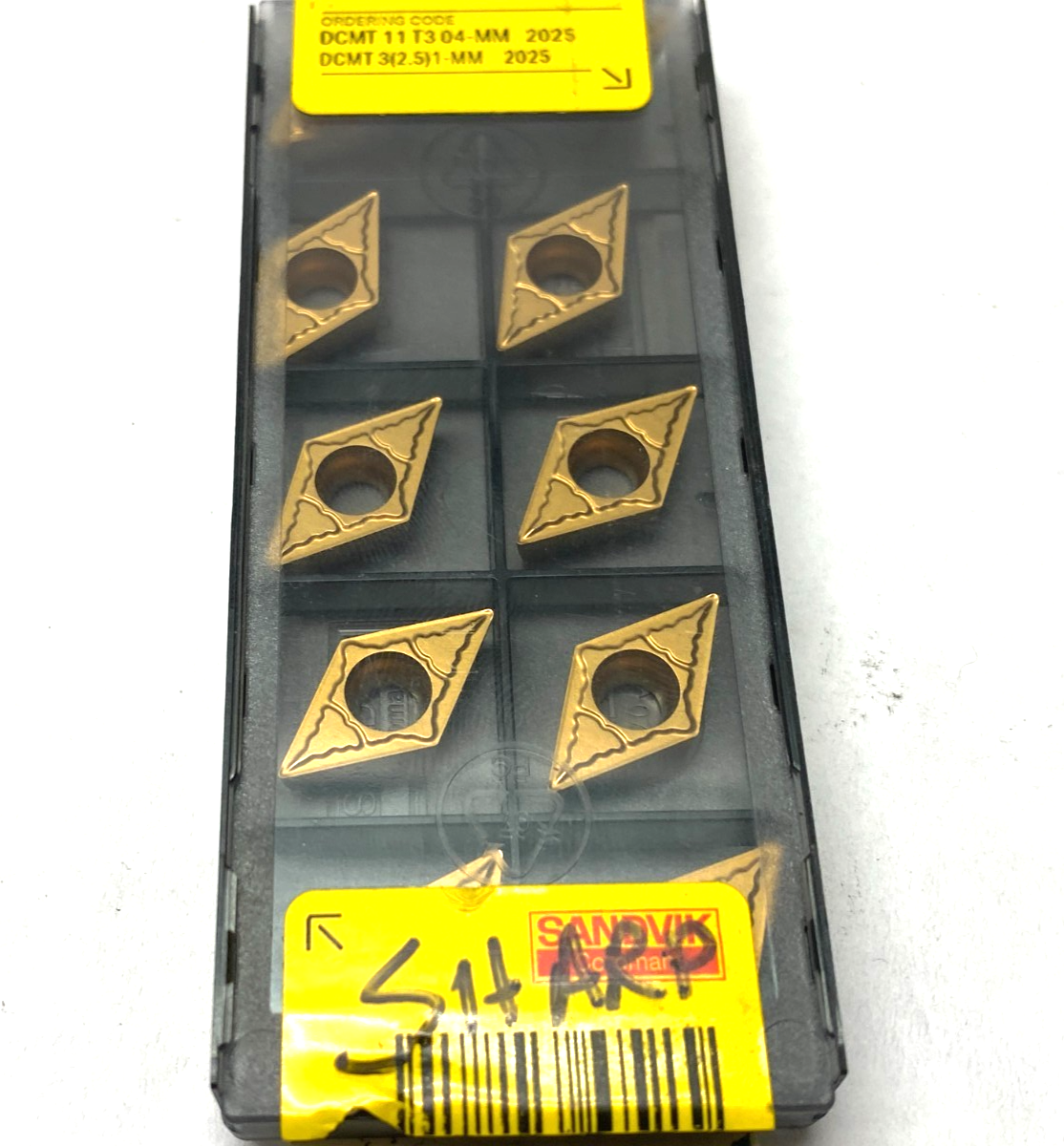 DCMT 11 T3 04-MM 2025 | Sandvik CoroTurn 107 Insert for Turning 5730942 PKG OF 10 - New – Open box - Maverick Industrial Sales