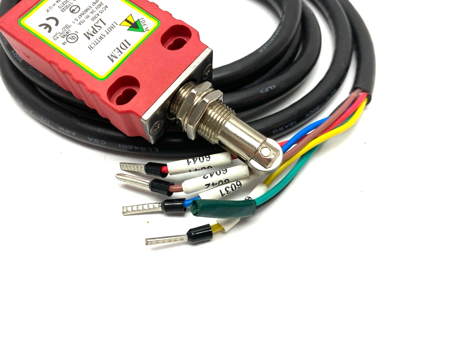 LSPM,170022 | IDEM LSPM Roller Limit Switch 240V AC15 A300 170022 - New – Open box - Maverick Industrial Sales