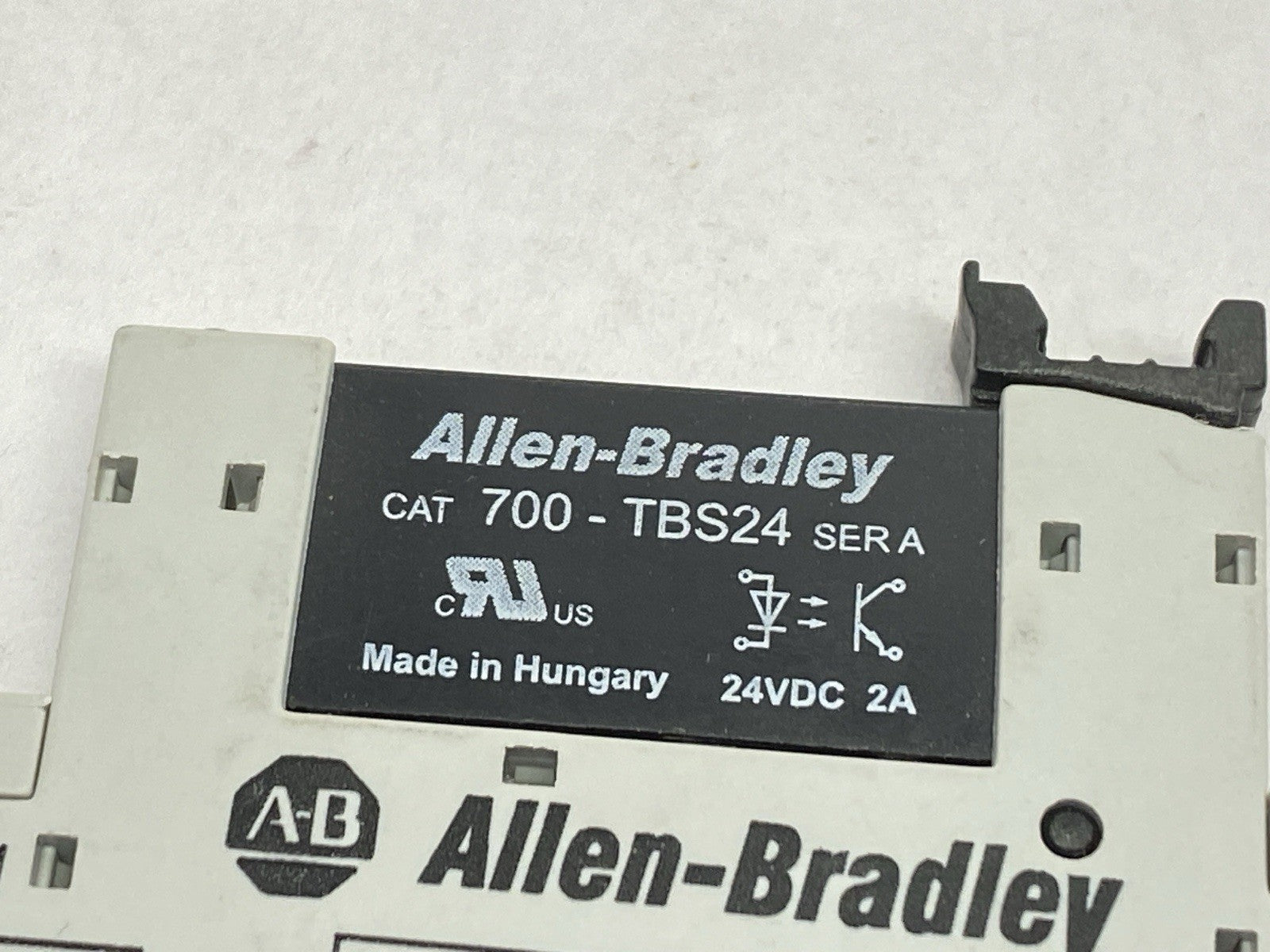 700-HLS1Z24 | Allen Bradley Ser A Terminal Block Relay 2A 24VDC LOT OF 2 - Used - Maverick Industrial Sales