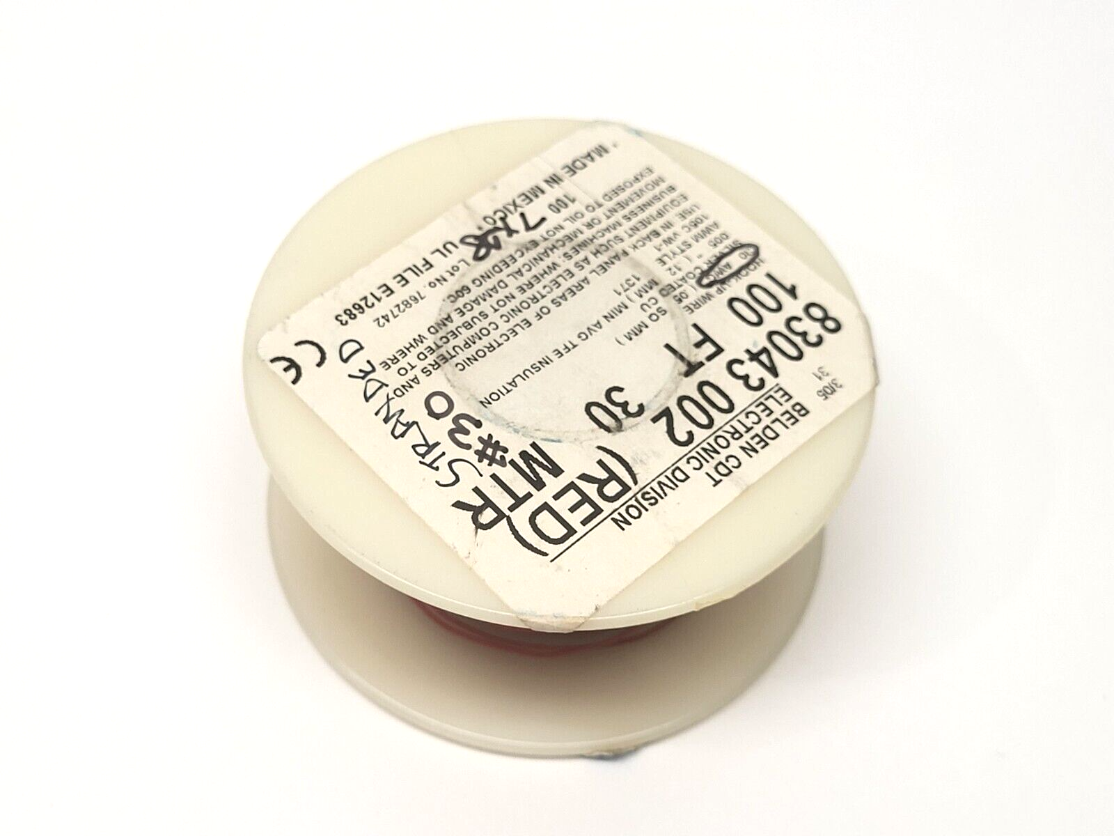 Belden 83043 002100 Hook-Up Wire Red 1.2oz Spool - Maverick Industrial Sales