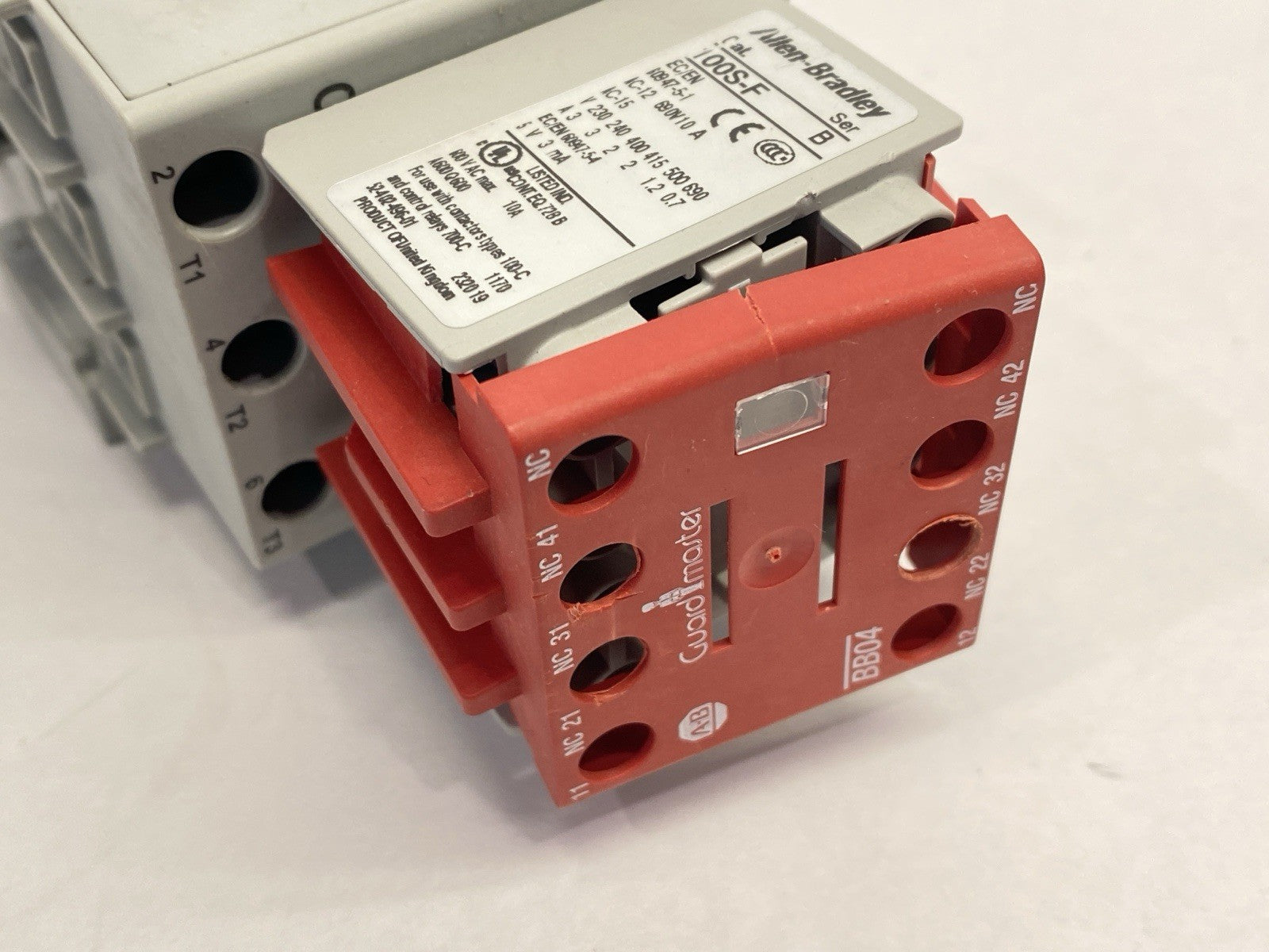 Allen Bradley 100S-C43EJ14BC Ser B GuardMaster Safety Contactor 43A - Maverick Industrial Sales