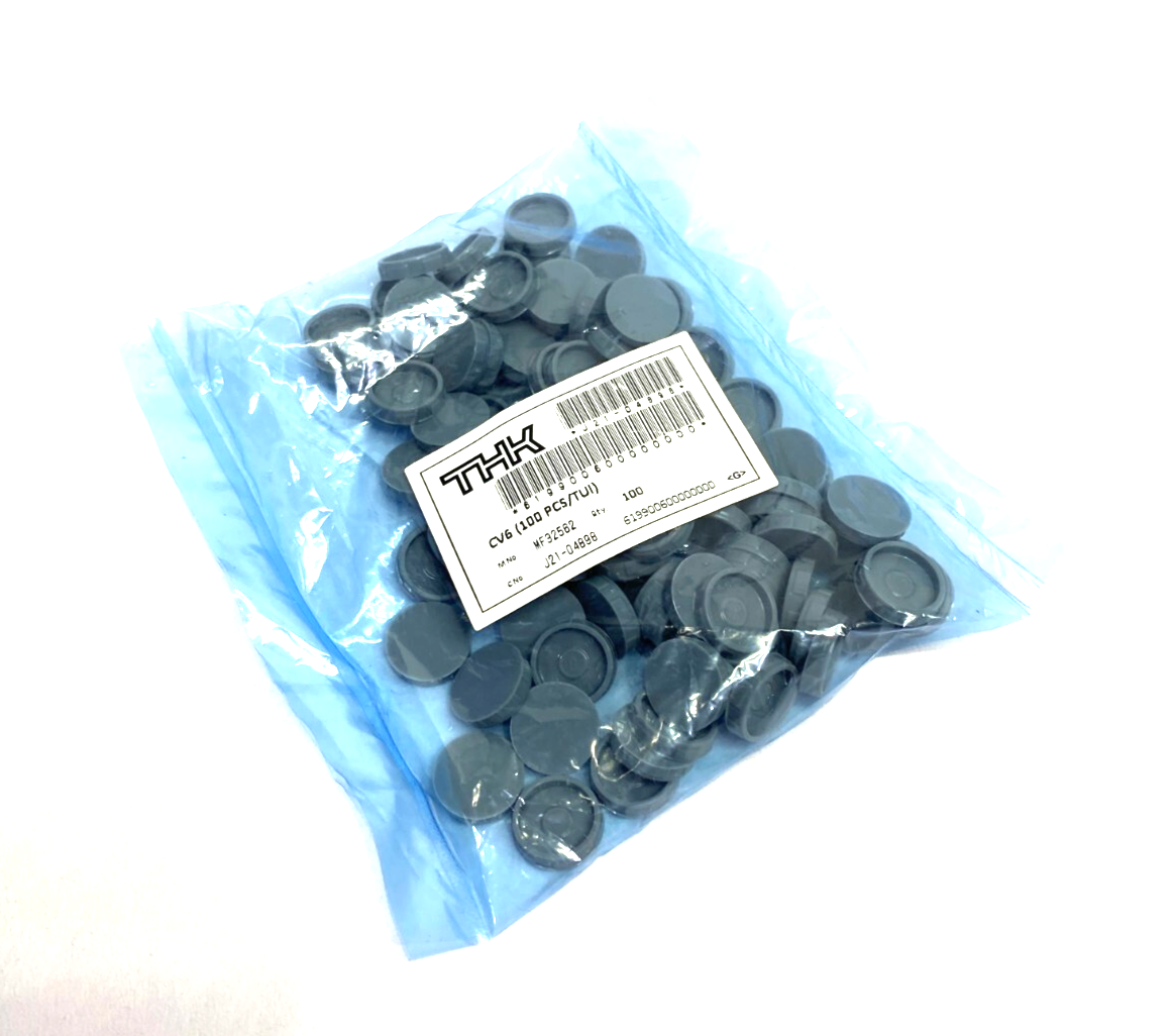 THK CV6 Rail Caps, Gray, PKG OF 100 - Maverick Industrial Sales