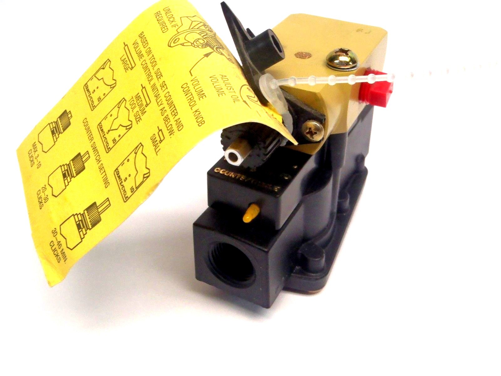 Master Pneumatic D600062 3/4" NPFT Downstream of Valve Point Serv-Oil Lubricator - Maverick Industrial Sales