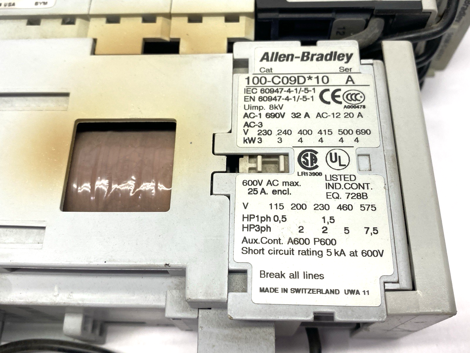 Allen Bradley 190S-ANDJ2-CB16C Ser. B Compact Starter NO DIN RAIL CLIP - Maverick Industrial Sales
