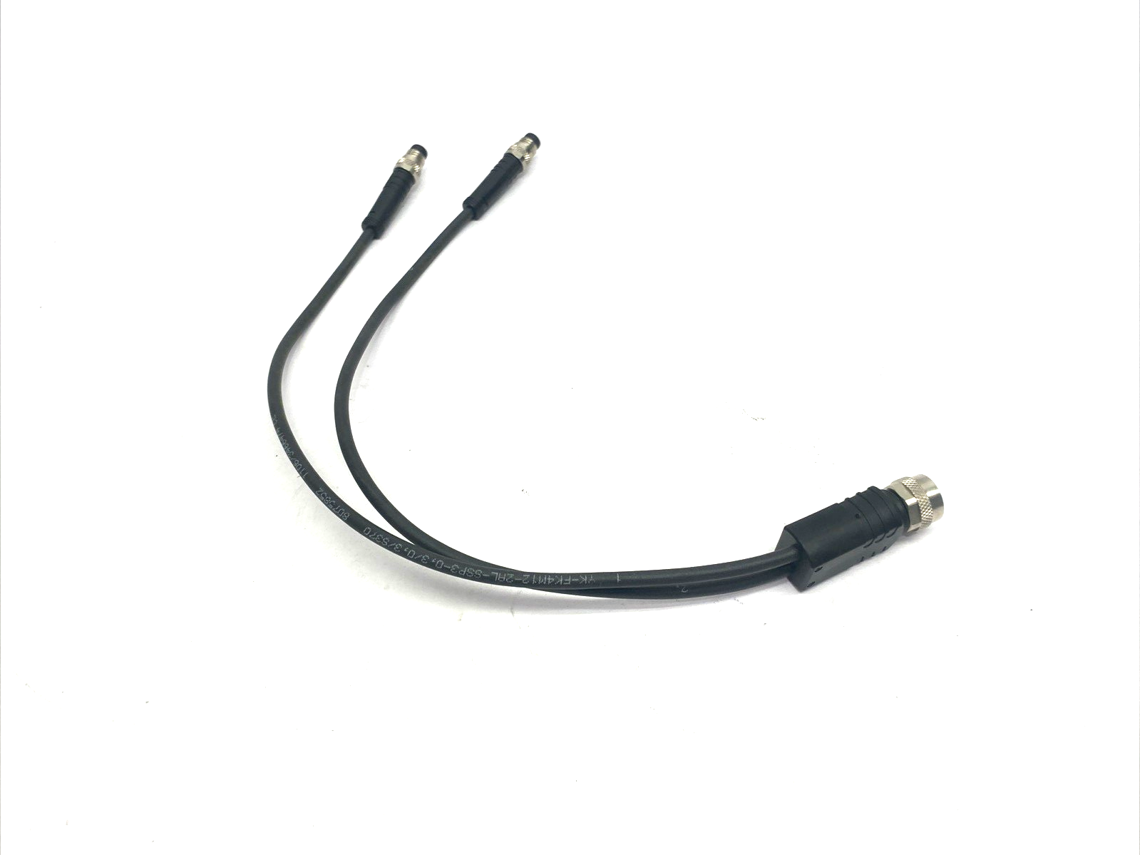 YK-FK4M12-2AL-SSP3-0,3/0,3/S370 | Escha Splitter Y-Cable M12 to Dual M8, 8075852 - Used - Maverick Industrial Sales