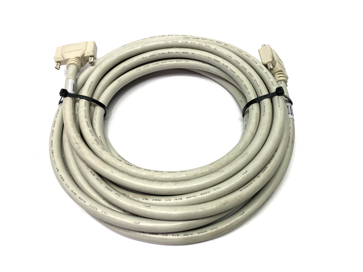 L-Com CHD44MF-25 Deluxe Molded D-Sub Cable, HD44 Male to Female, 25' - Maverick Industrial Sales