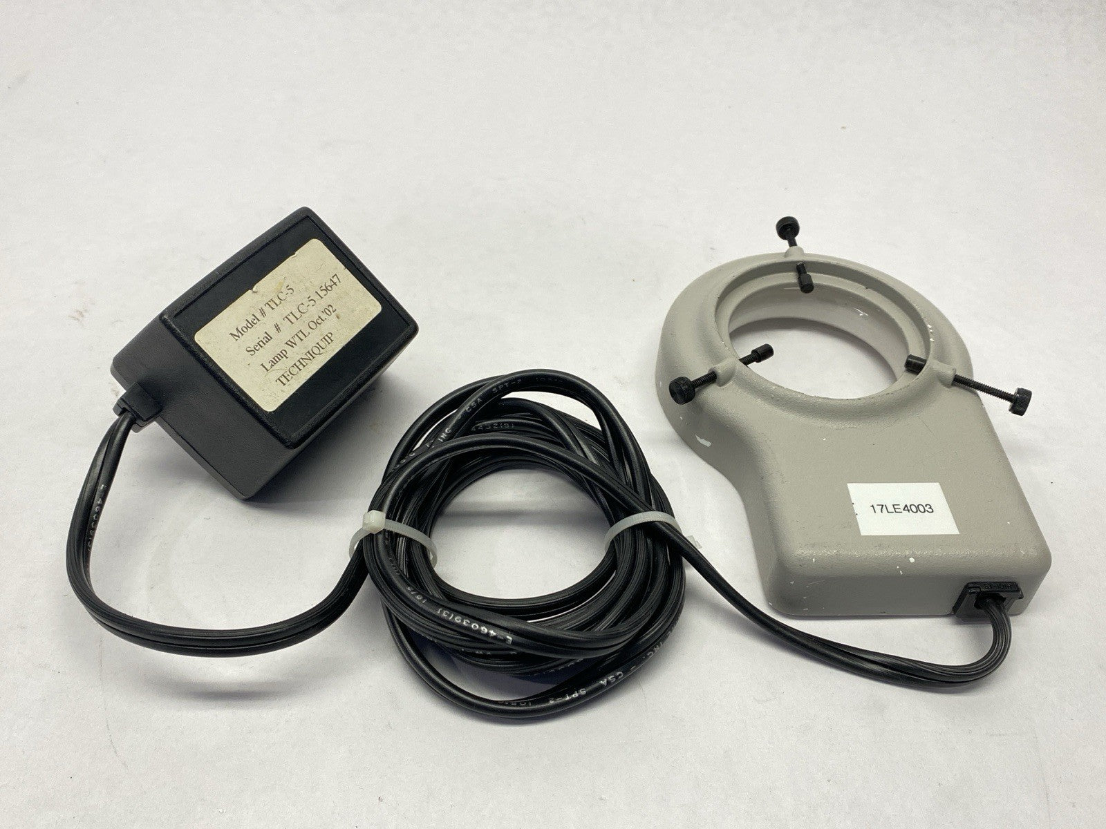 TLC-5 | TechniQuip Lamp Microscope Ring Light Illuminator - Used - Maverick Industrial Sales