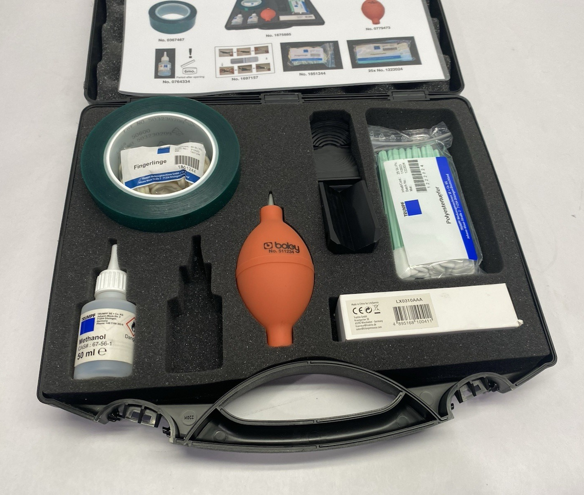Trumpf 1675885 Cleaning Set, Optics, FKL for Solid State Laser MISSING LIGHT - Maverick Industrial Sales