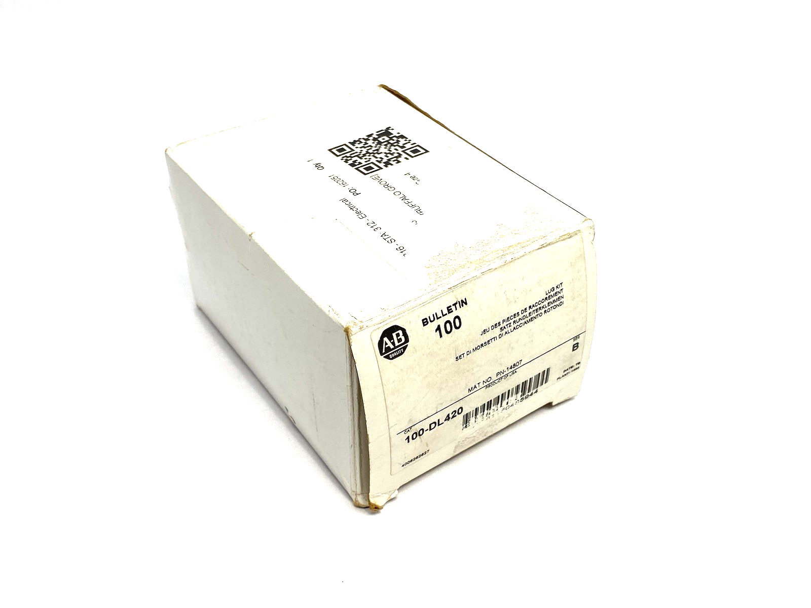 100-DL420 | Allen Bradley Ser. B Terminal Lug Kit BOX OF 3 - New – Open box - Maverick Industrial Sales