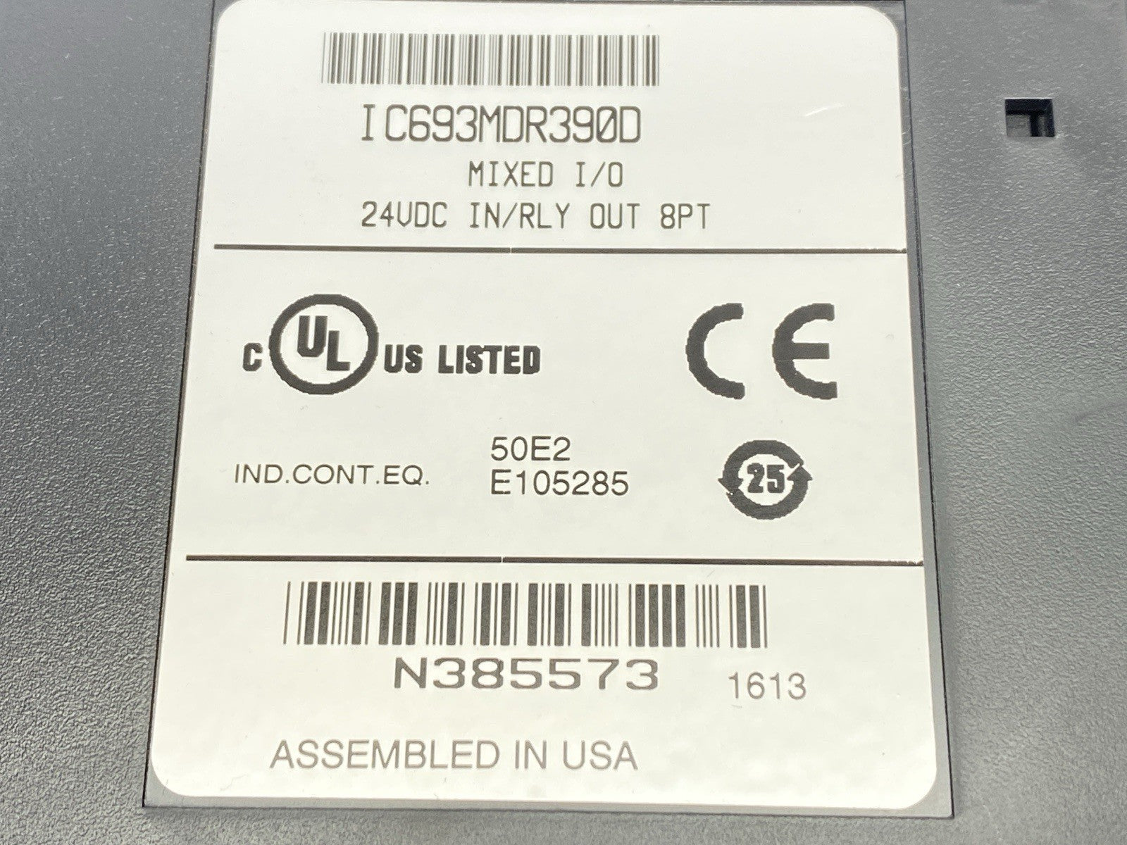 IC693MDR390D | GE Fanuc Mixed I/O Input Output Module 24VDC - Used - Maverick Industrial Sales