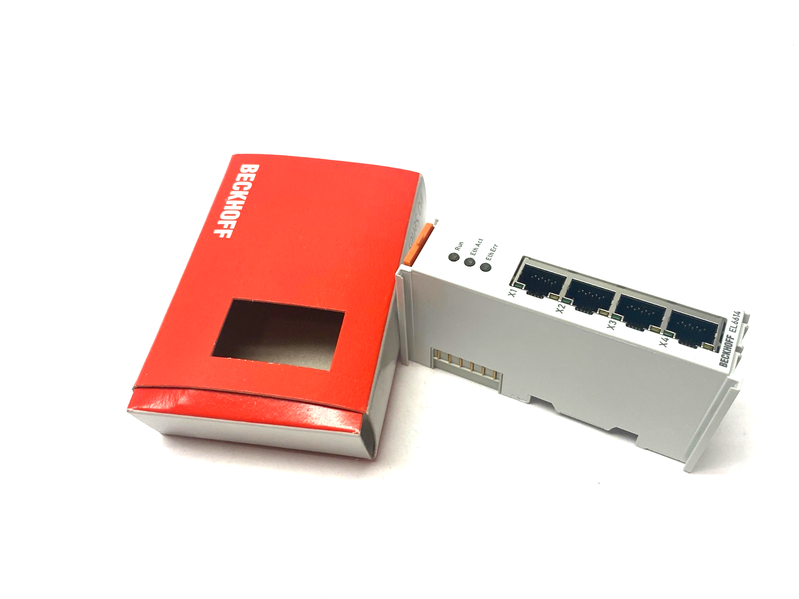 Beckhoff EL6614 EtherCAT 4-Port Communication Interface Ethernet Switch Port - Maverick Industrial Sales