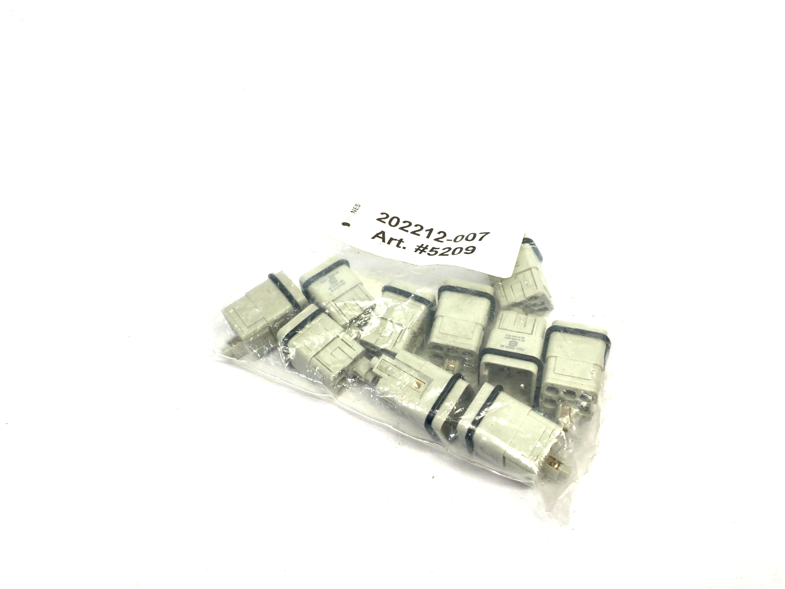 Harting 09120053001 Crimp Termination Module Han Q5/0-M-C PKG OF 10 - Maverick Industrial Sales