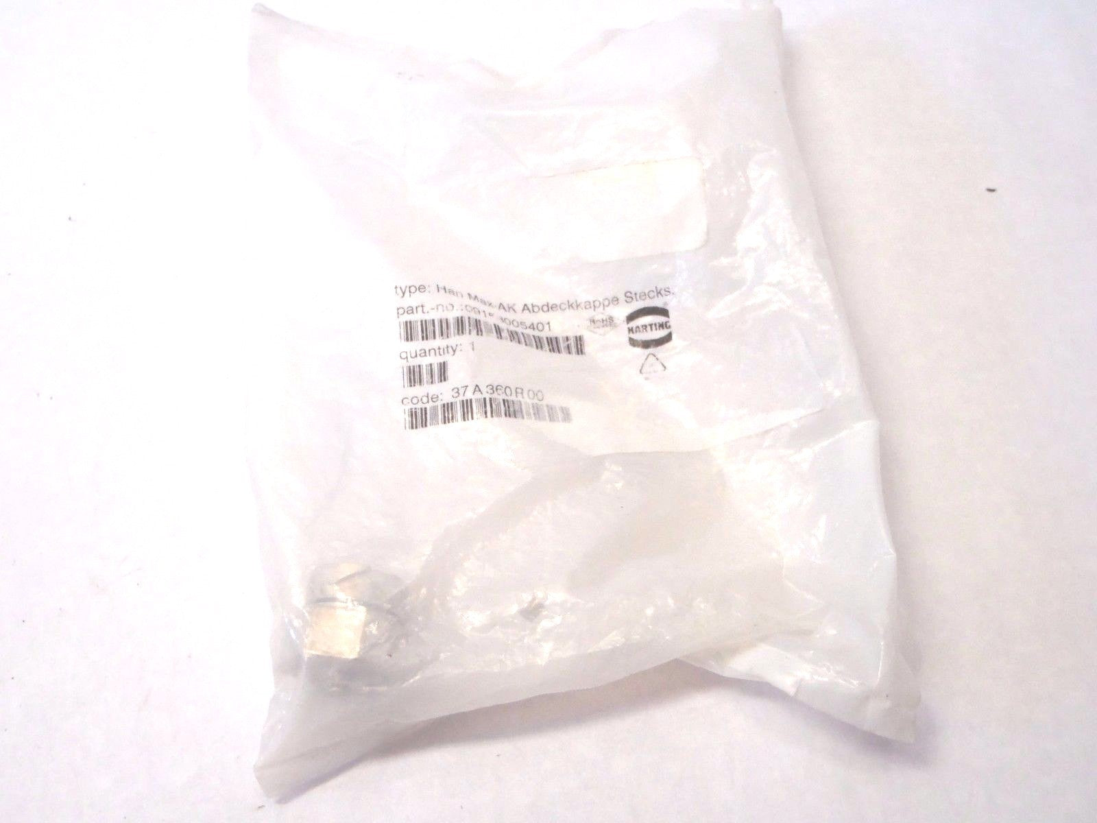 Harting 09153005401 Han Max-AK Abdeckkappe Stecks 37A360R00 - Maverick Industrial Sales