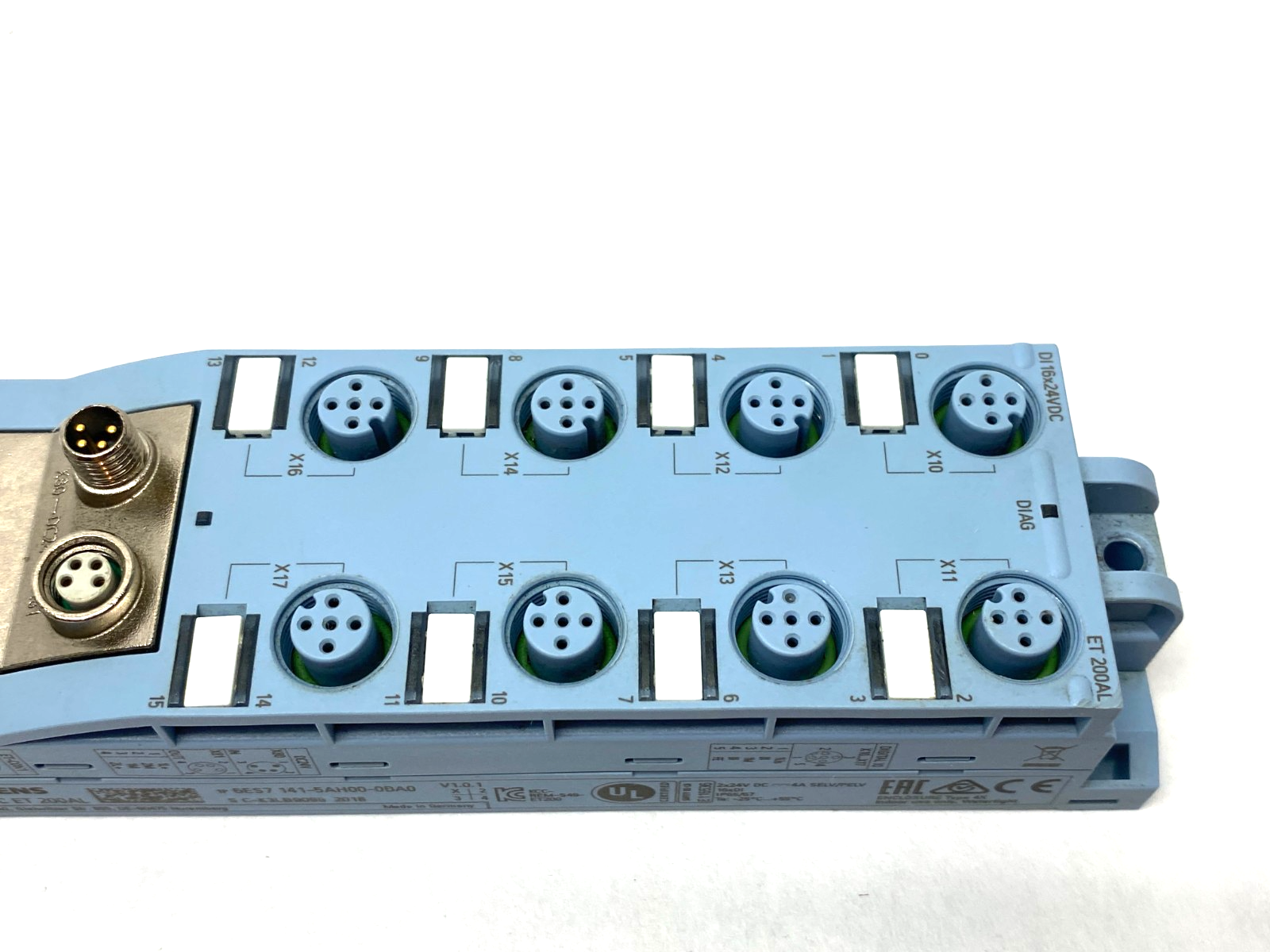 Siemens 6ES7 141-5AH00-0BA0 SIMATIC ET 200AL Digital I/O Module, DI 16x24VDC - Maverick Industrial Sales