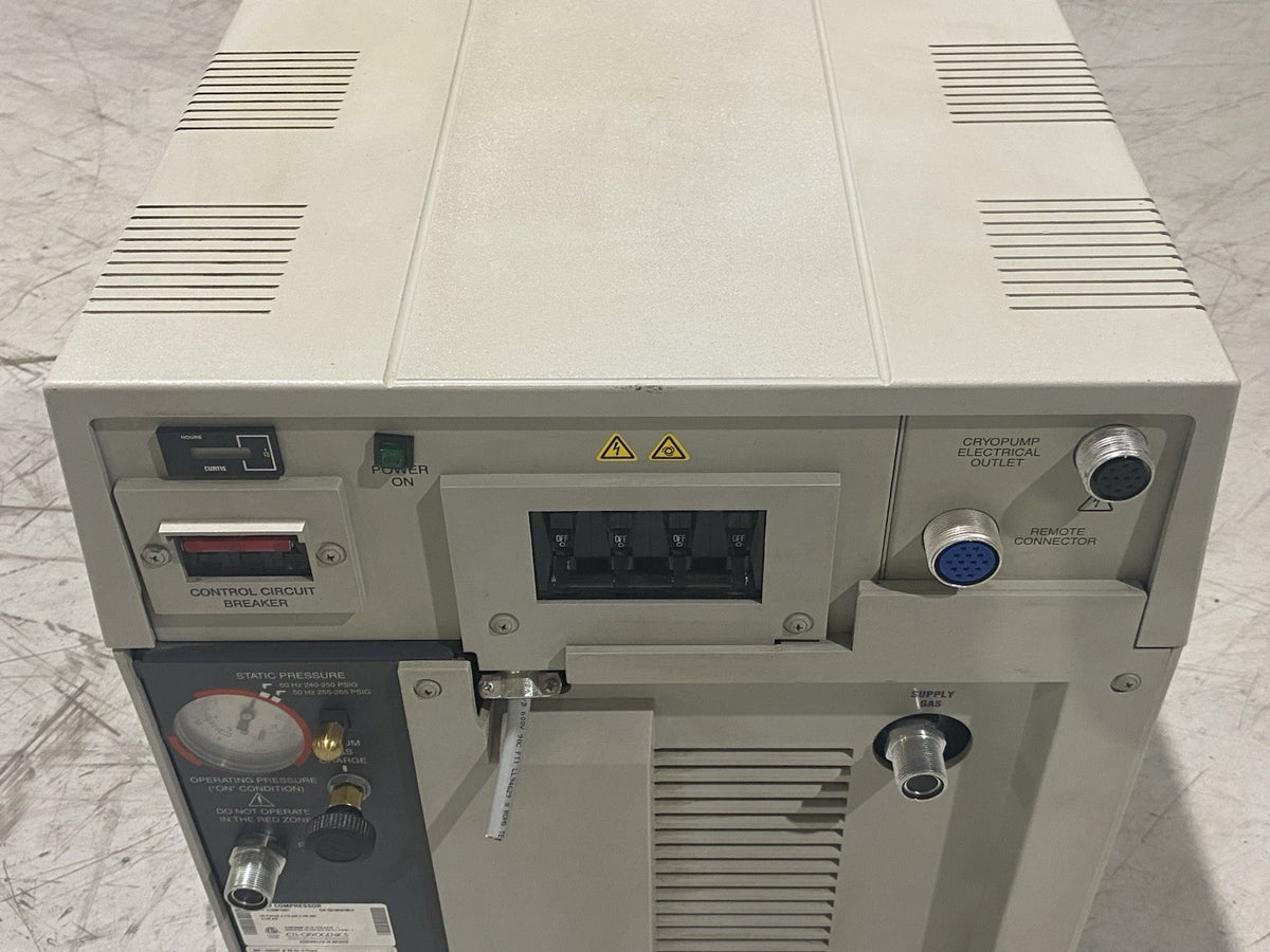 CTI Cryogenics 8135901G001 Cryopump 9600 Series Helium Compressor 3-Phase - Maverick Industrial Sales