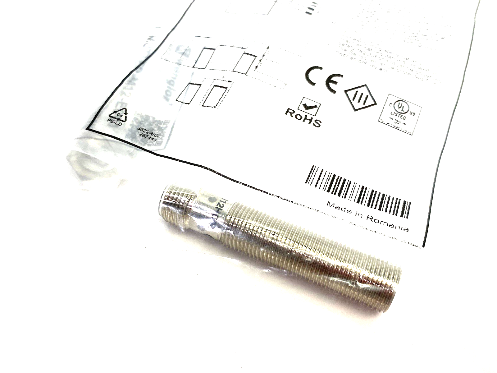 | Wenglor I12H006 Inductive Sensor w/ Increased 4mm Switching Distance, Flush - New - Maverick Industrial Sales