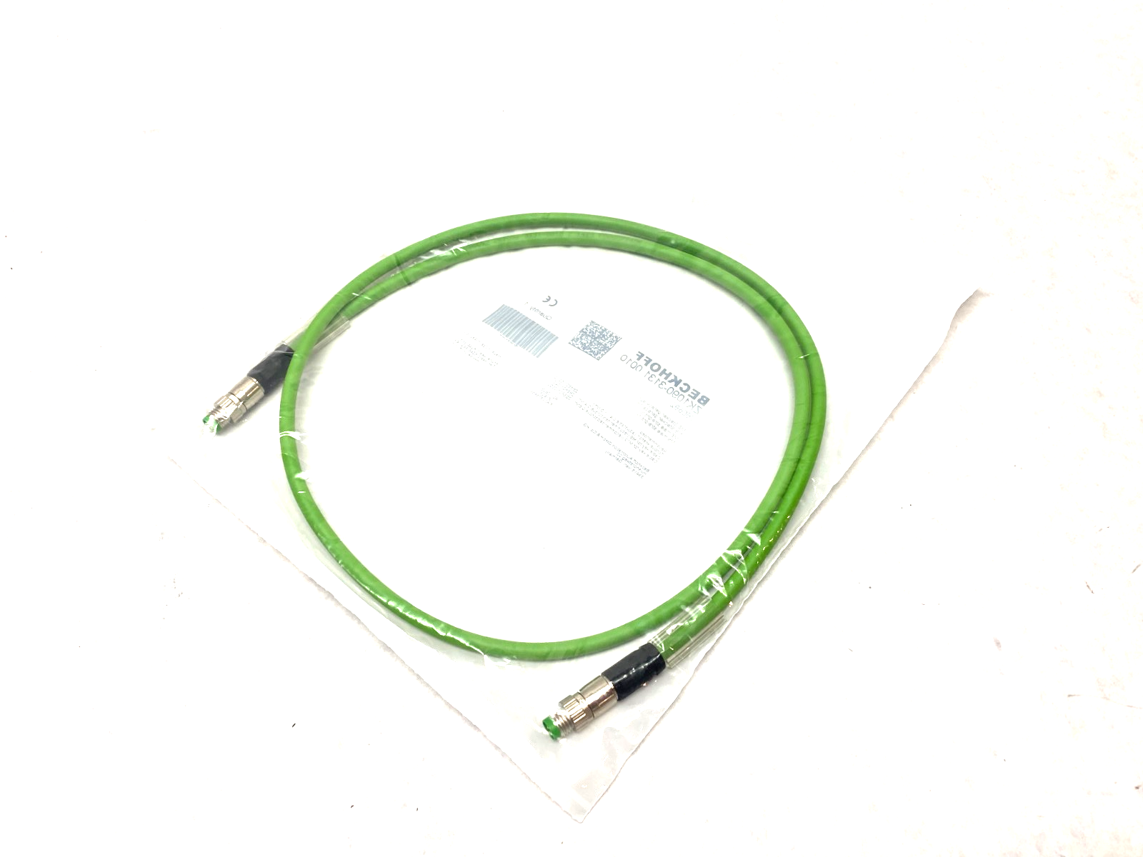Beckhoff ZK1090-3131-0010 EtherCAT Extension Cable M8 4-Pin 1m 066692 - Maverick Industrial Sales