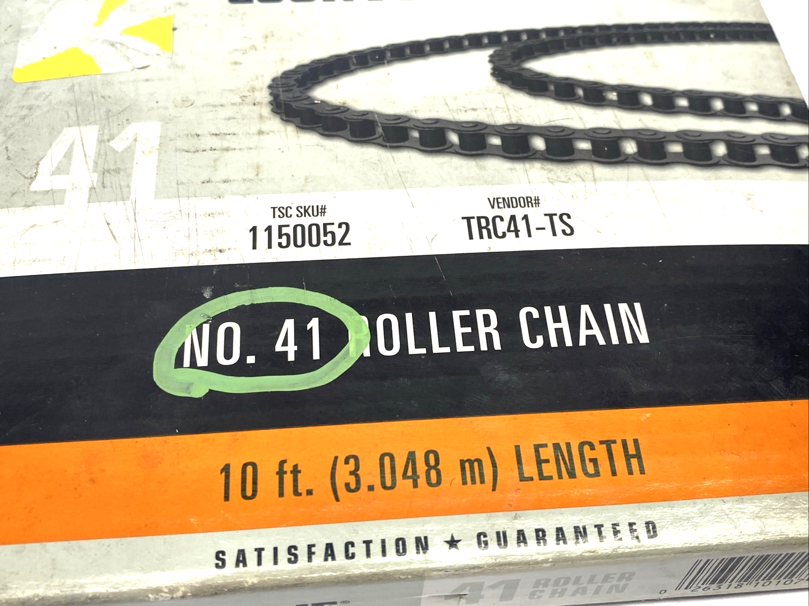 CountyLine TRC41-TS No. 41 Roller Chain 10FT 1150052 - Maverick Industrial Sales