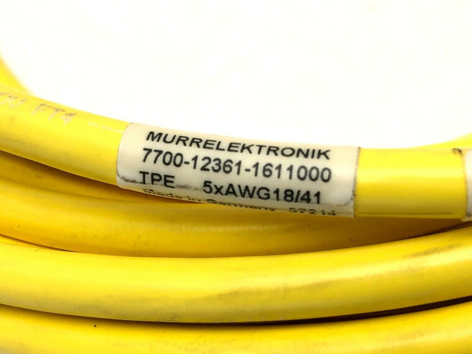 Murr Elektronik 7700-12361-1611000 Connection Cable M12 Female Connector - Maverick Industrial Sales