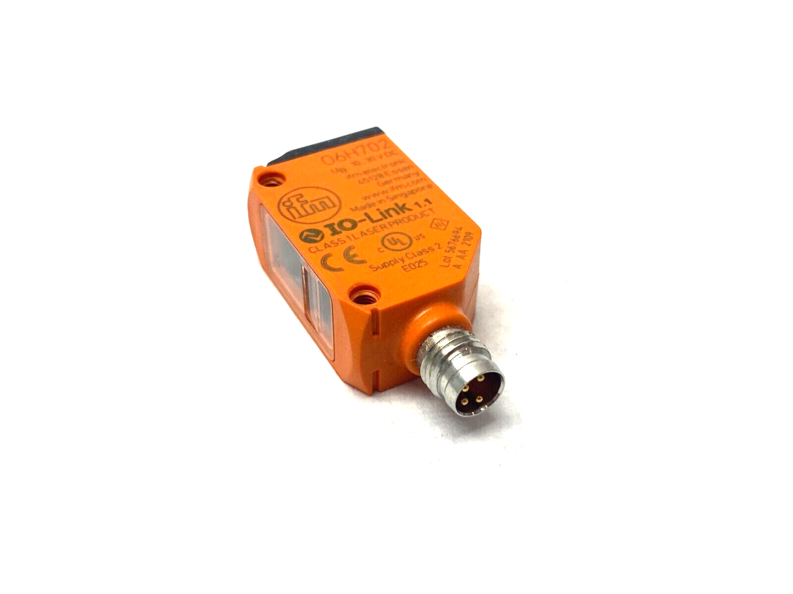 Ifm O6H702 Diffuse Reflection Sensor Background Suppression O6HLFPKG/AS/4P - Maverick Industrial Sales